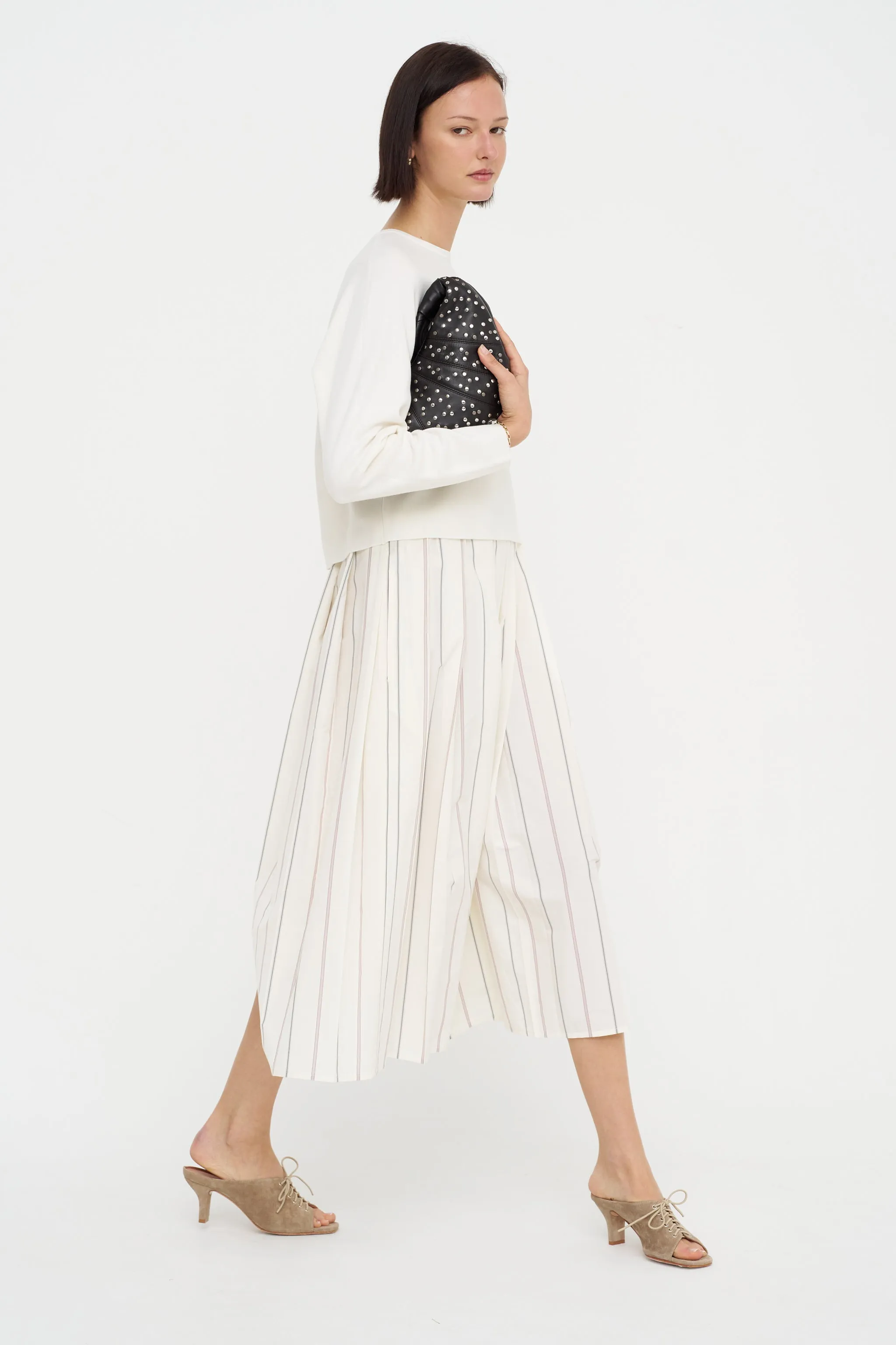 Boatneck Sweater, Fleur De Sel sold by Kick Pleat