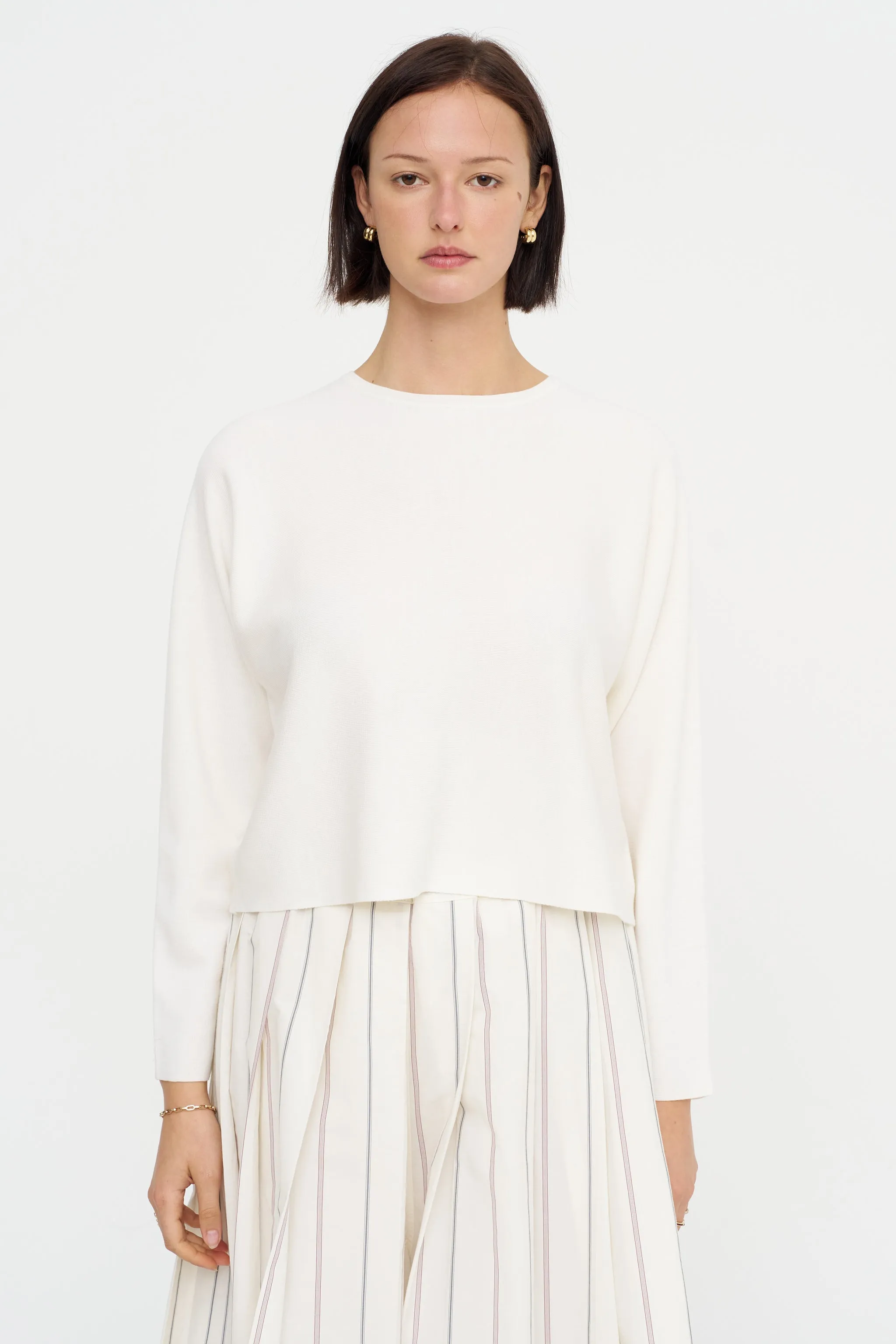 Boatneck Sweater, Fleur De Sel sold by Kick Pleat product image thumbnail 2