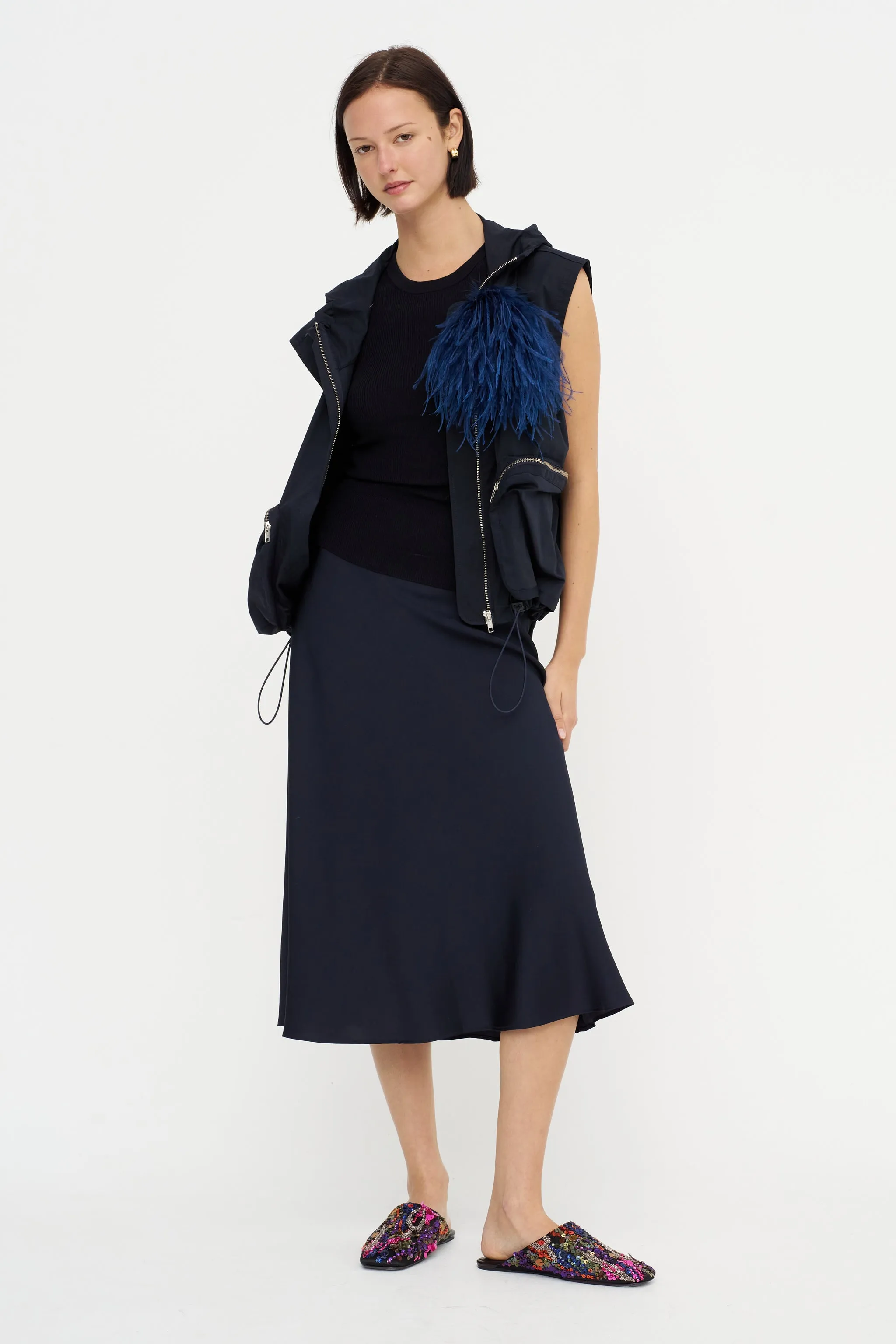 Sleeveless Top, Deep Night sold by Kick Pleat product image thumbnail 2