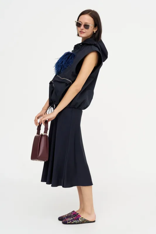 Sleeveless Top, Deep Night made by Allude