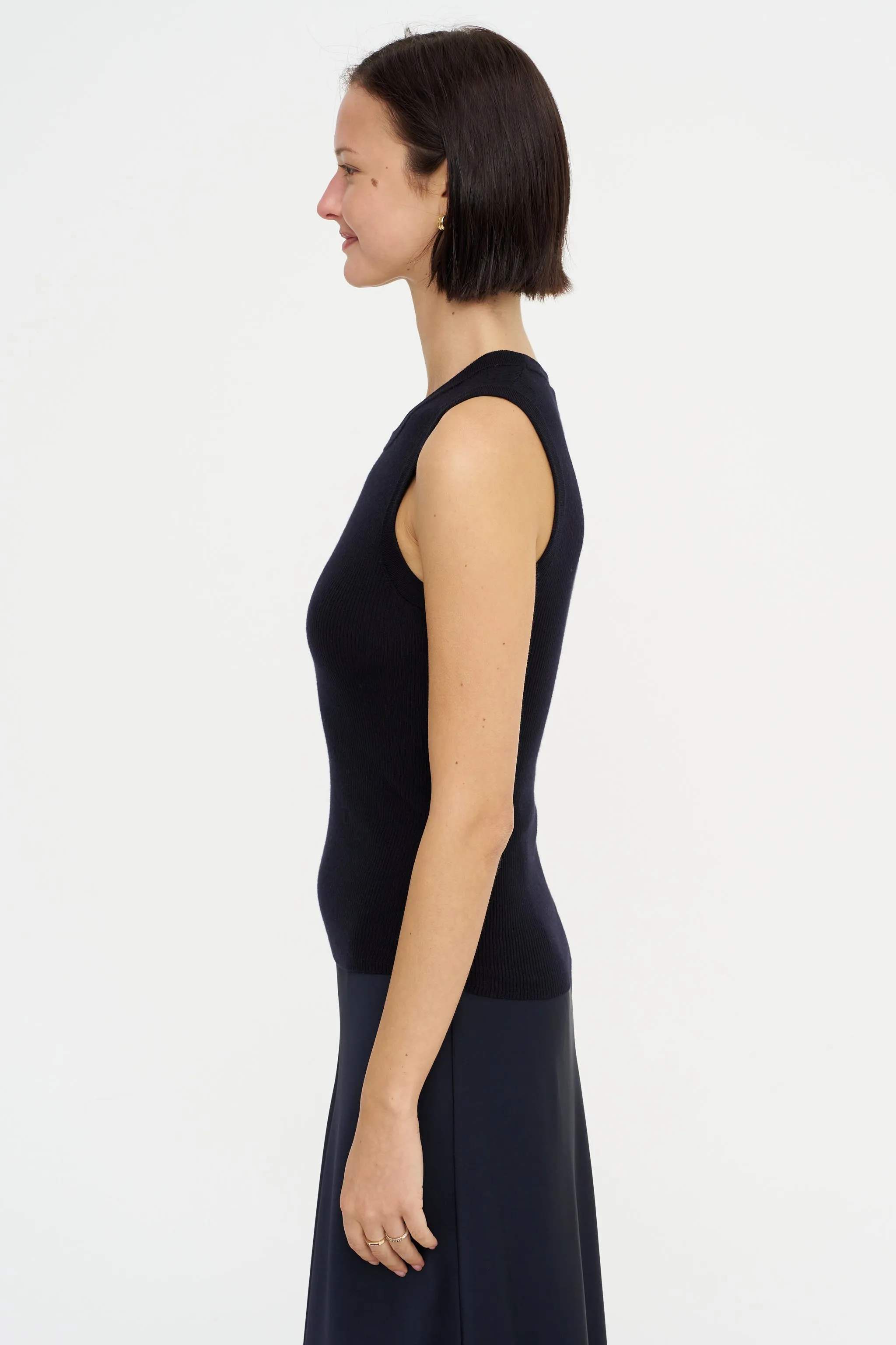 Sleeveless Top, Deep Night sold by Kick Pleat product image thumbnail 4