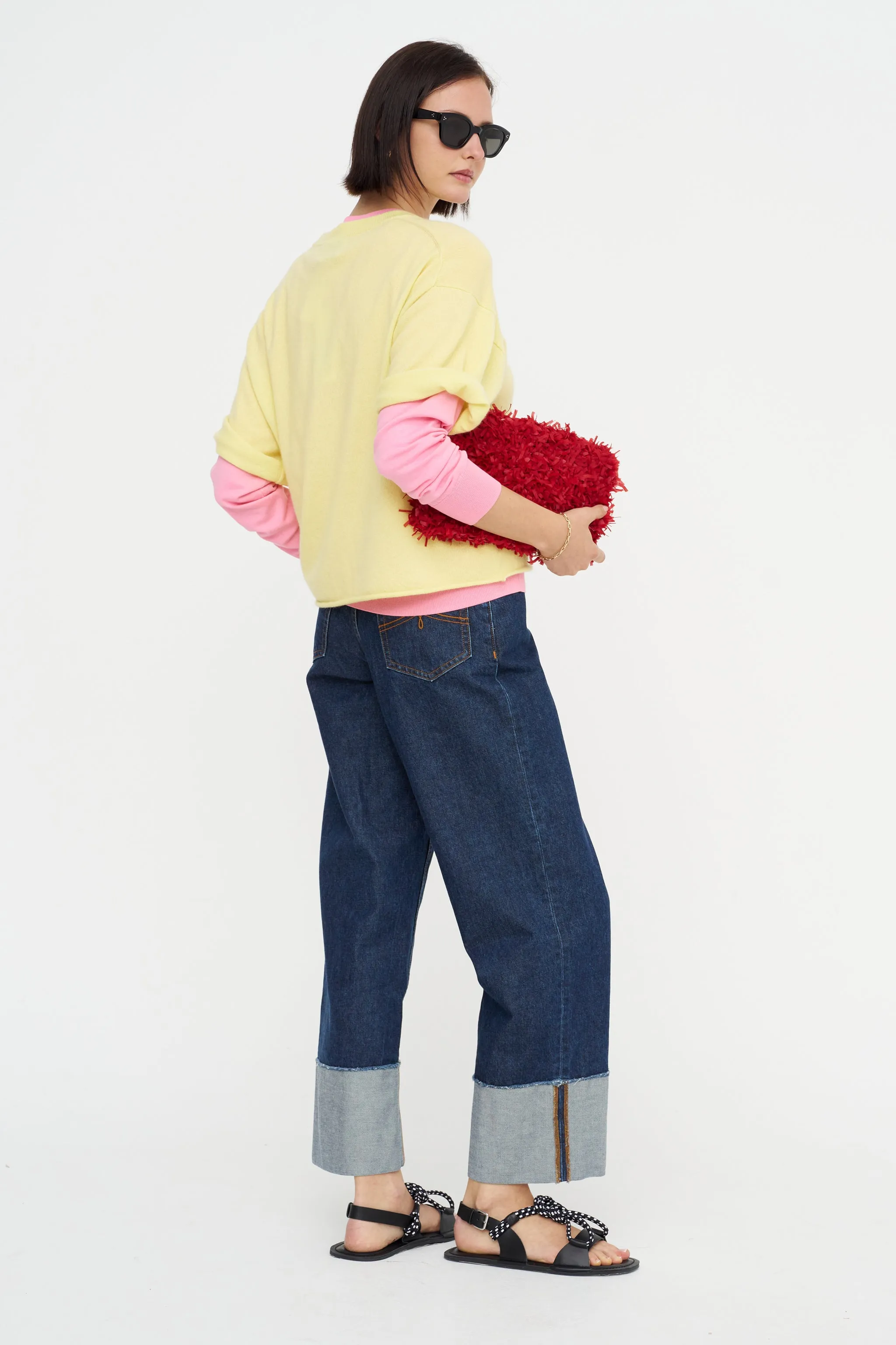Rolled Trims Top, Lemon Juice sold by Kick Pleat