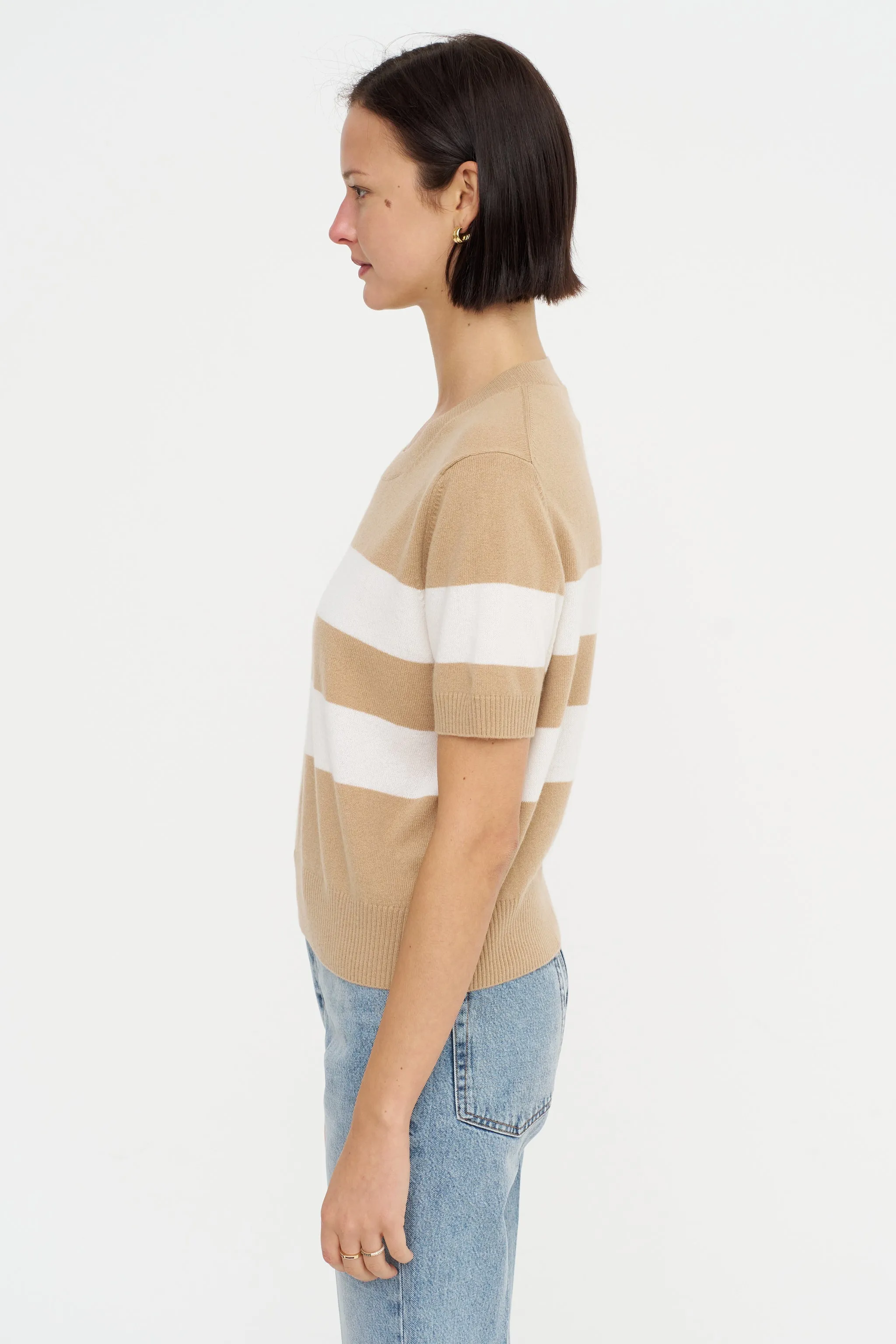 Striped Sweater, Glaze & Fleur De Sel sold by Kick Pleat product image thumbnail 3