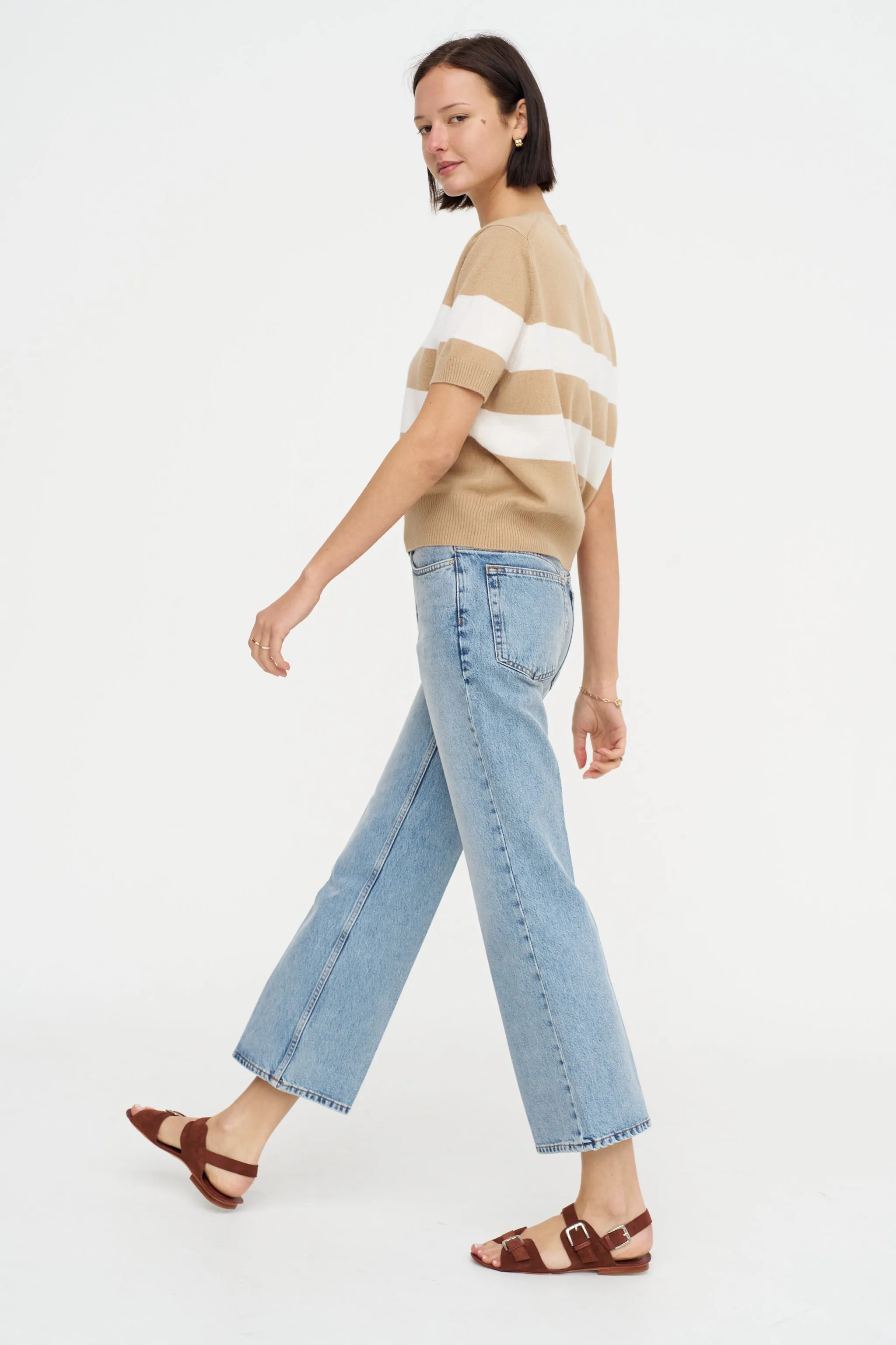 Striped Sweater, Glaze & Fleur De Sel sold by Kick Pleat product image thumbnail 5