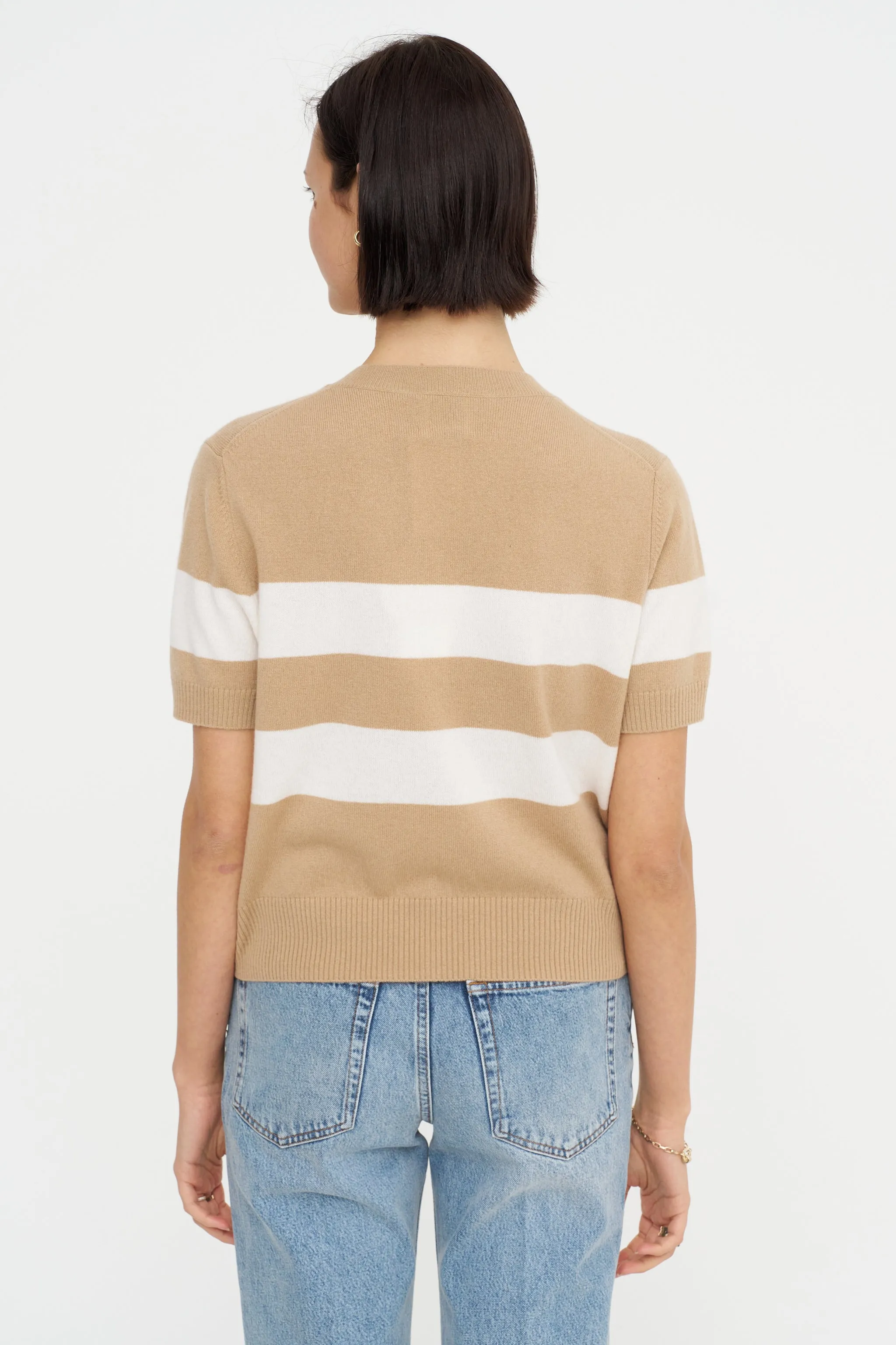 Striped Sweater, Glaze & Fleur De Sel sold by Kick Pleat product image thumbnail 4