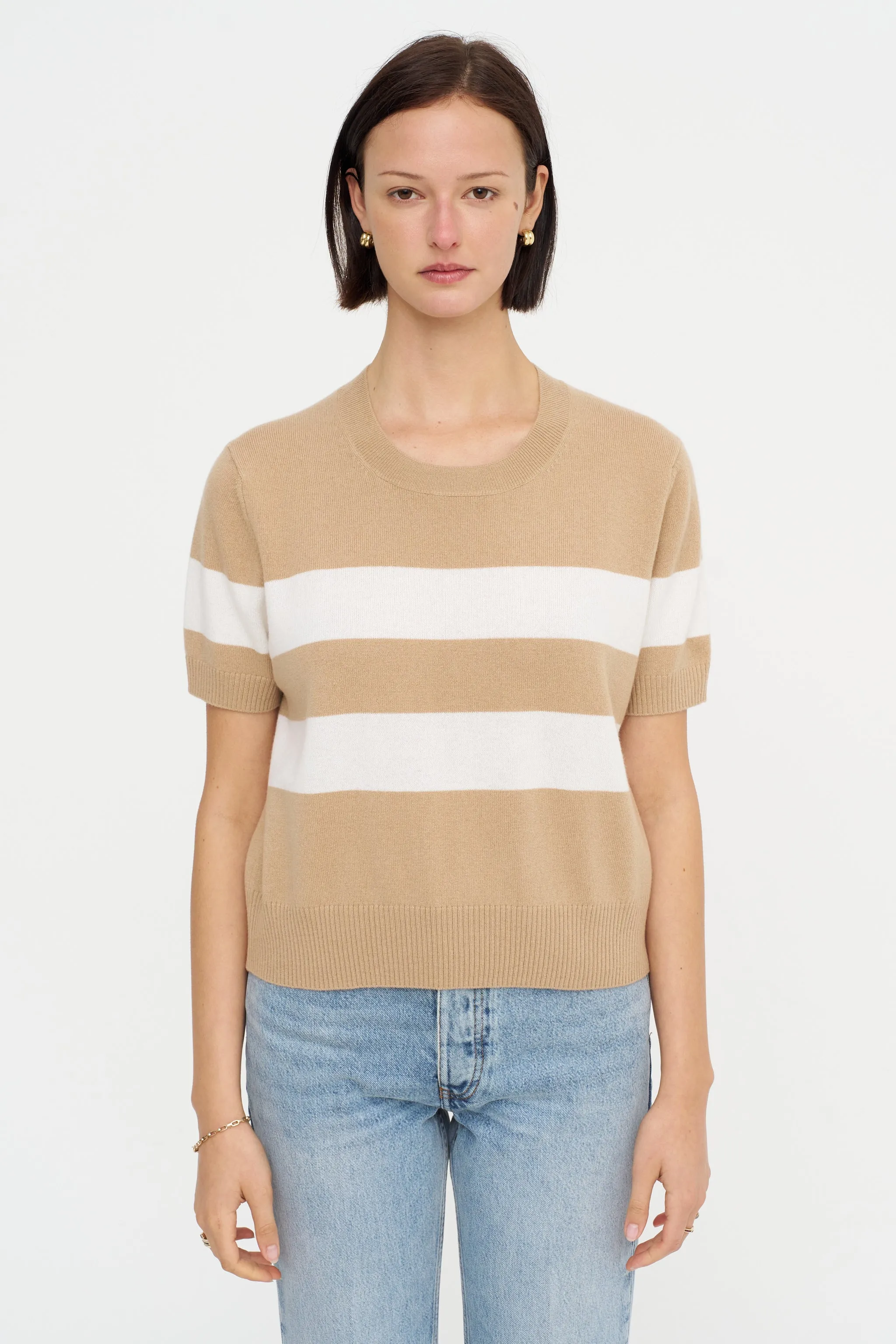 Striped Sweater, Glaze & Fleur De Sel sold by Kick Pleat product image thumbnail 2