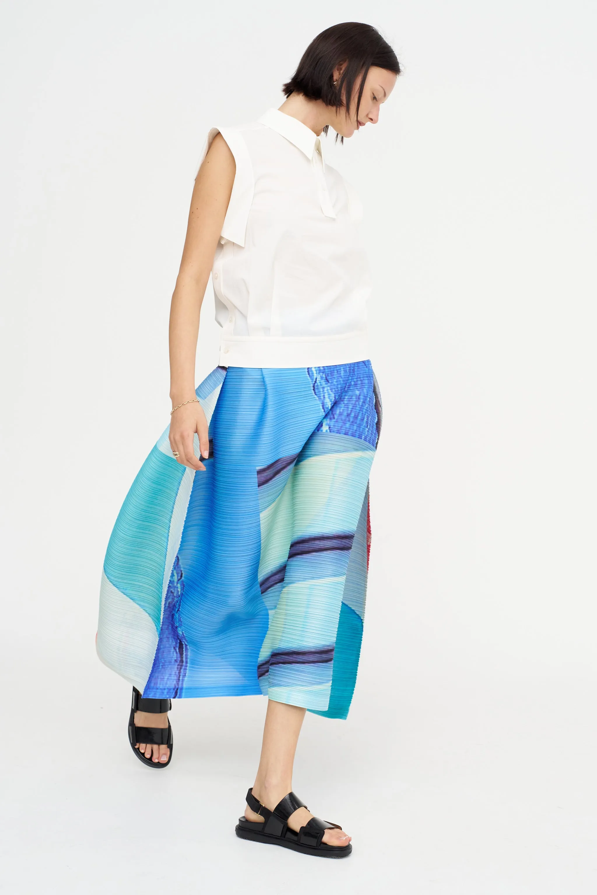 Odd Shirt 2, White sold by Kick Pleat