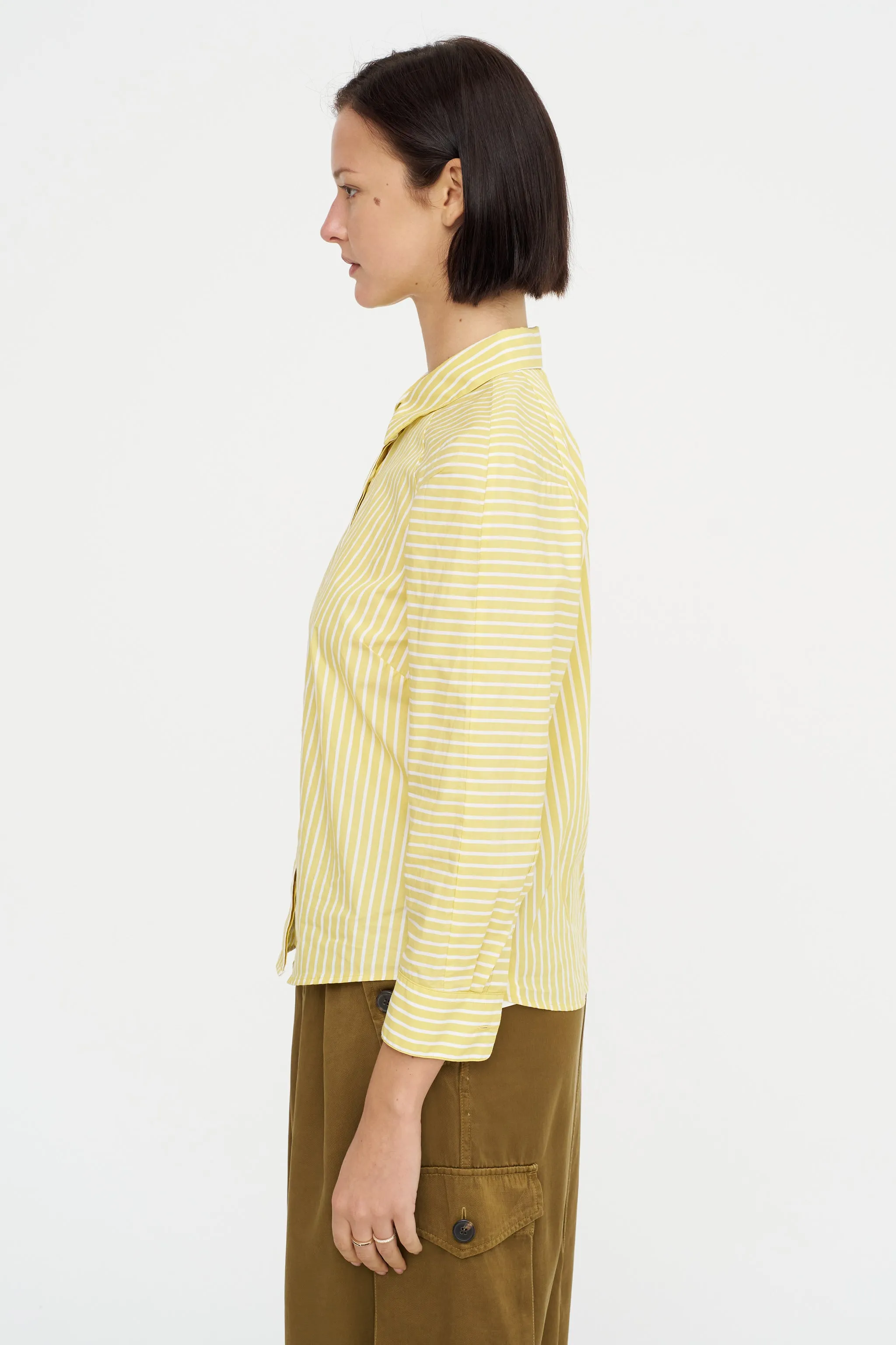 Fitted Button-Down, Yellow sold by Kick Pleat product image thumbnail 3