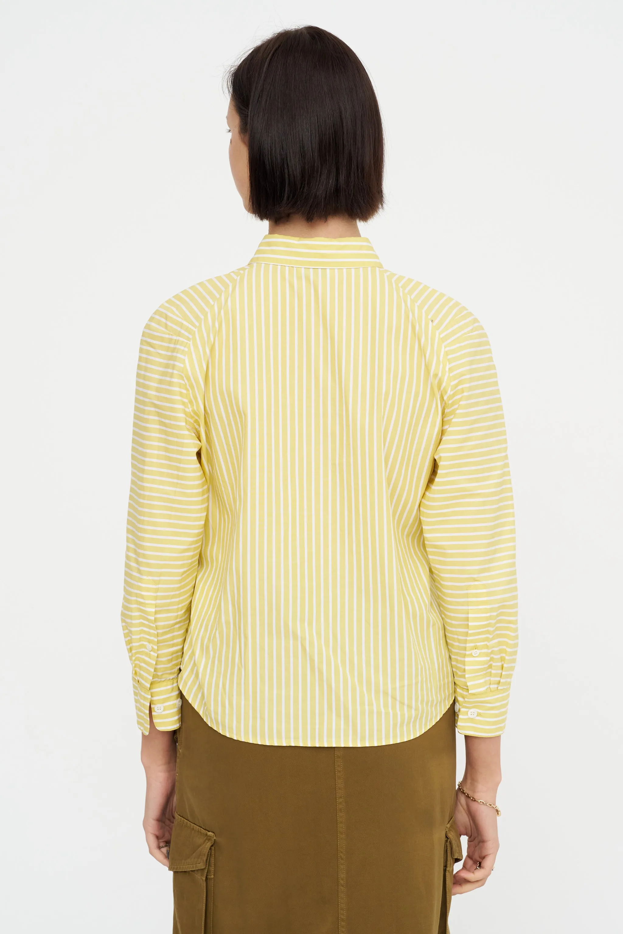 Fitted Button-Down, Yellow sold by Kick Pleat product image thumbnail 4