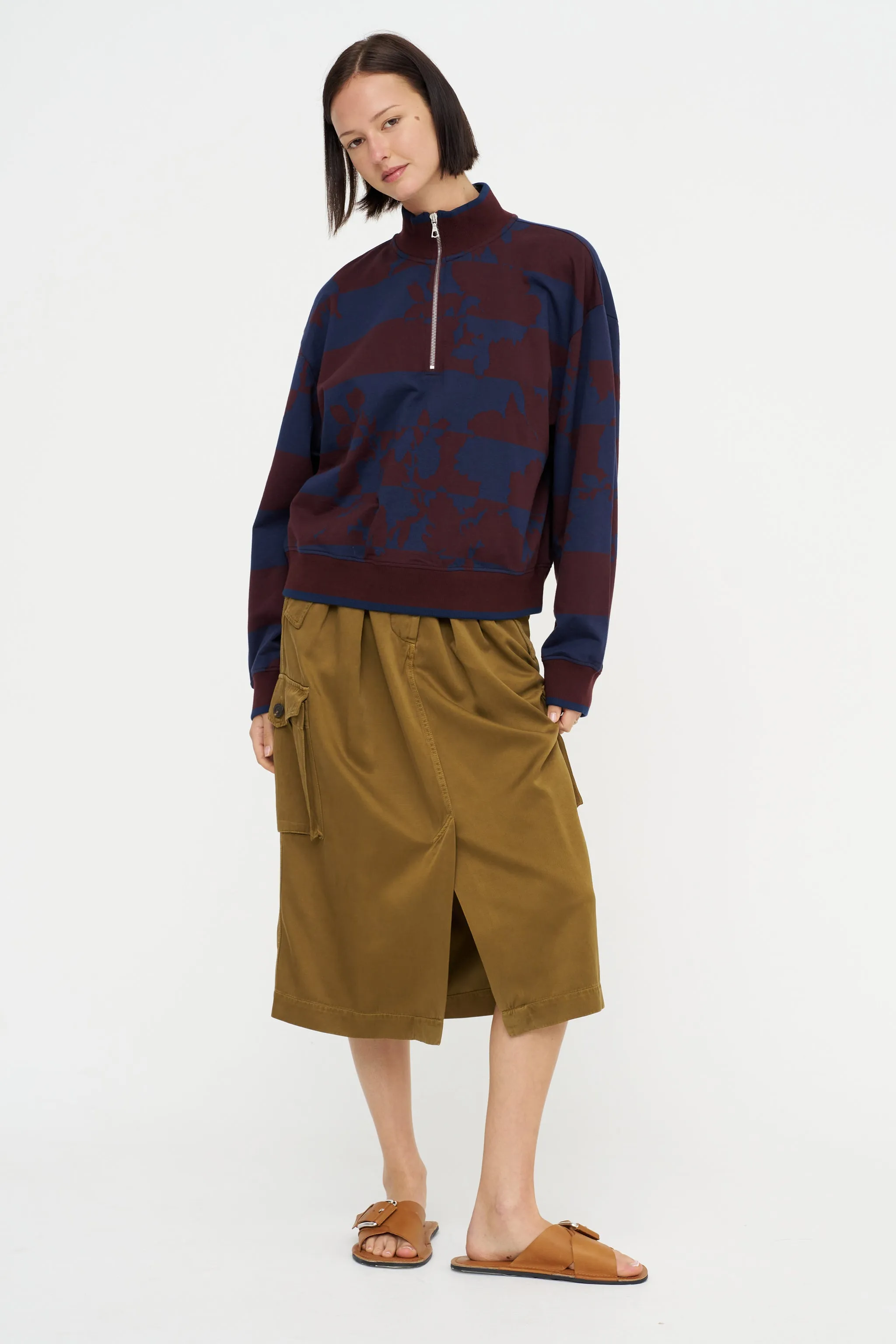 Straight Skirt, Umber sold by Kick Pleat