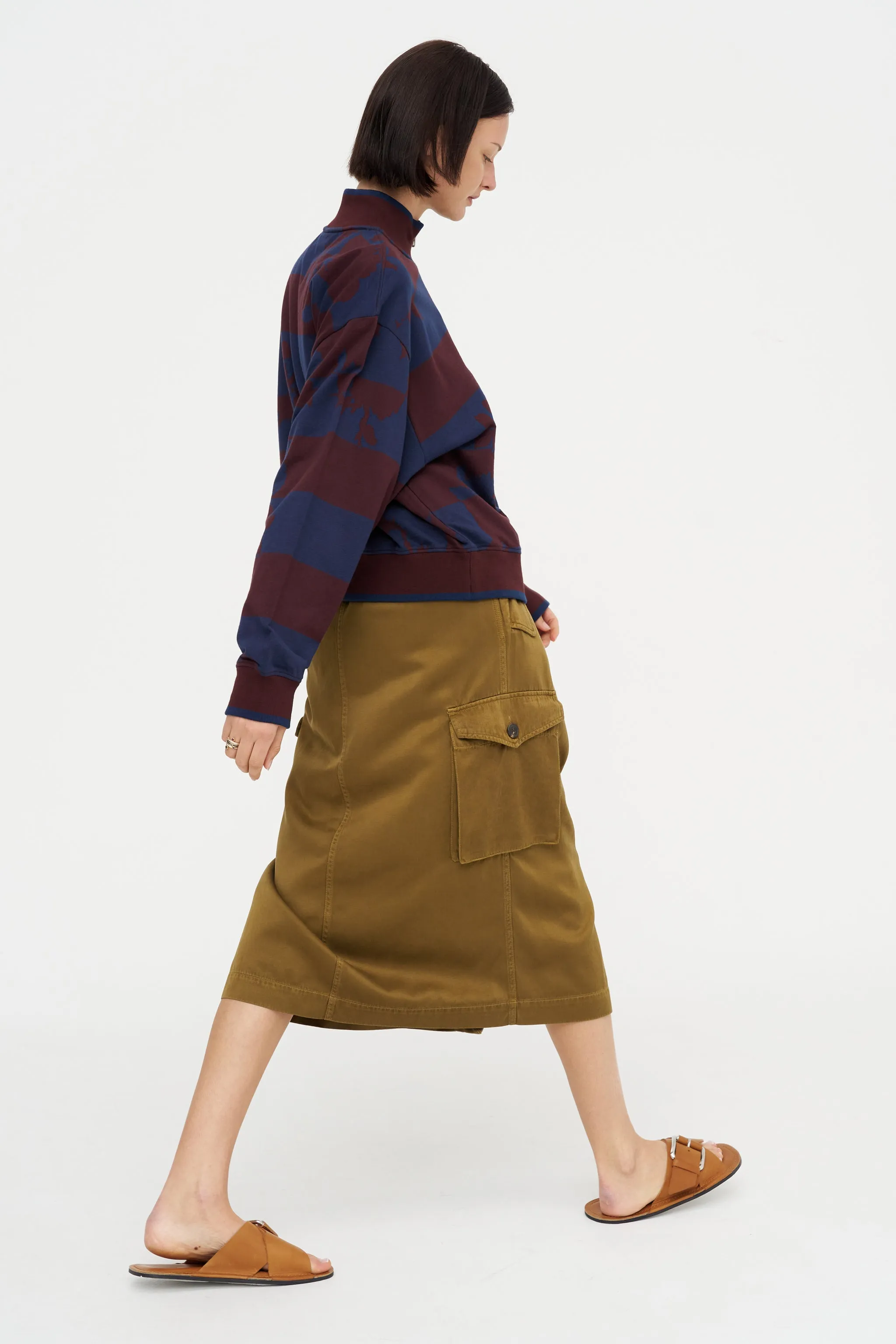 Straight Skirt, Umber sold by Kick Pleat product image thumbnail 5