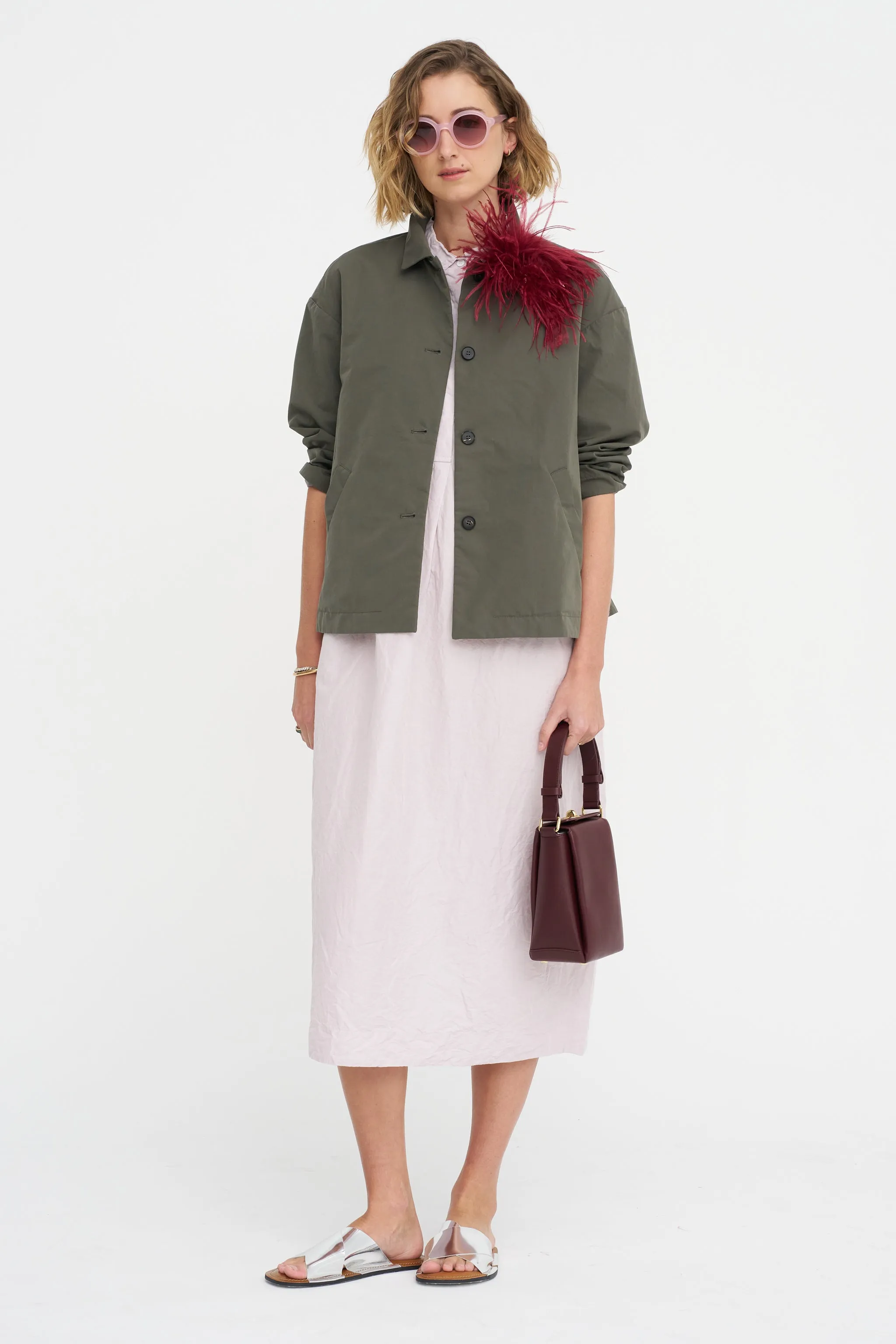 Uli Jacket, Wood sold by Kick Pleat