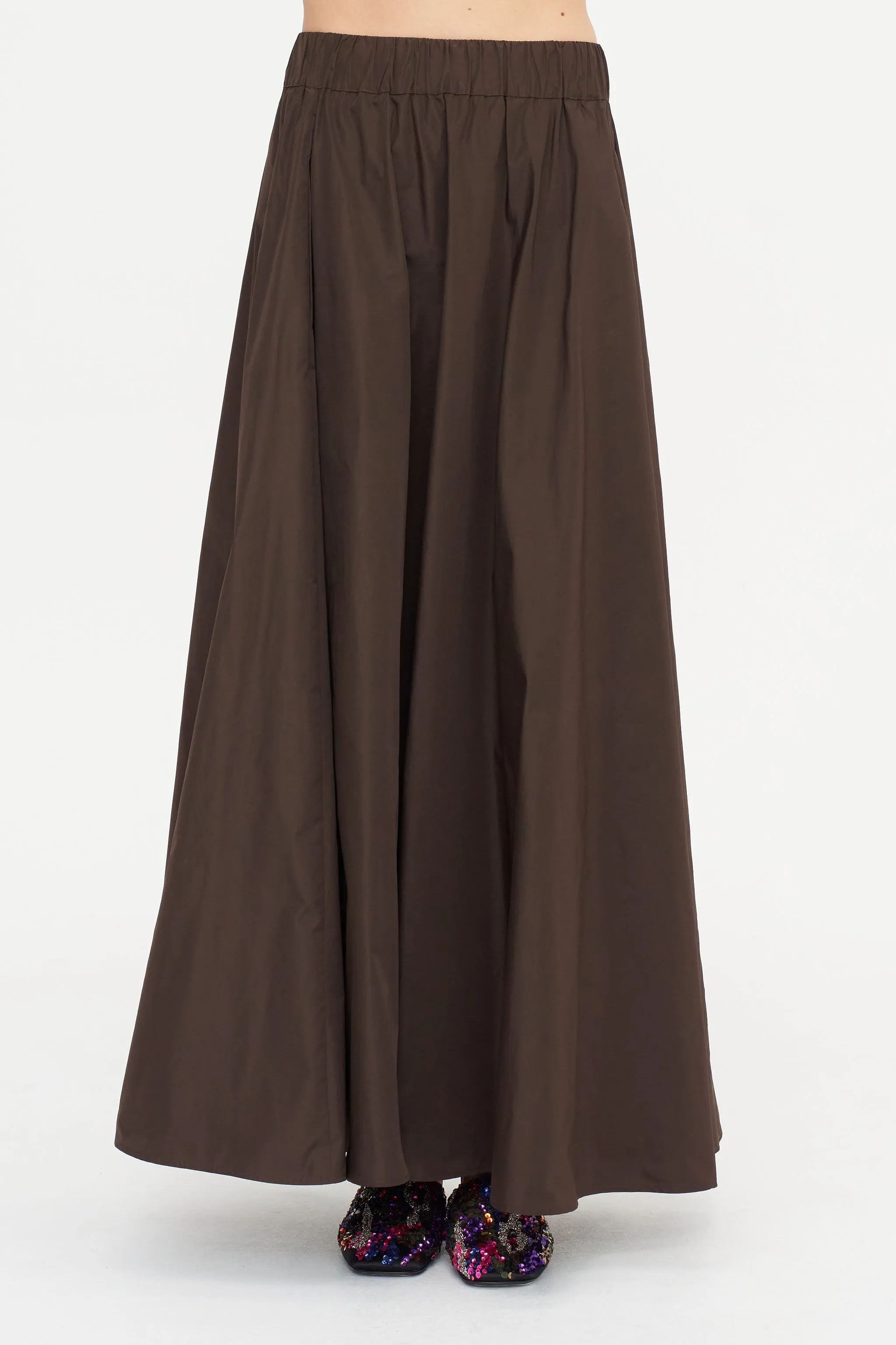 A-Line Skirt, Marrone sold by Kick Pleat product image thumbnail 3