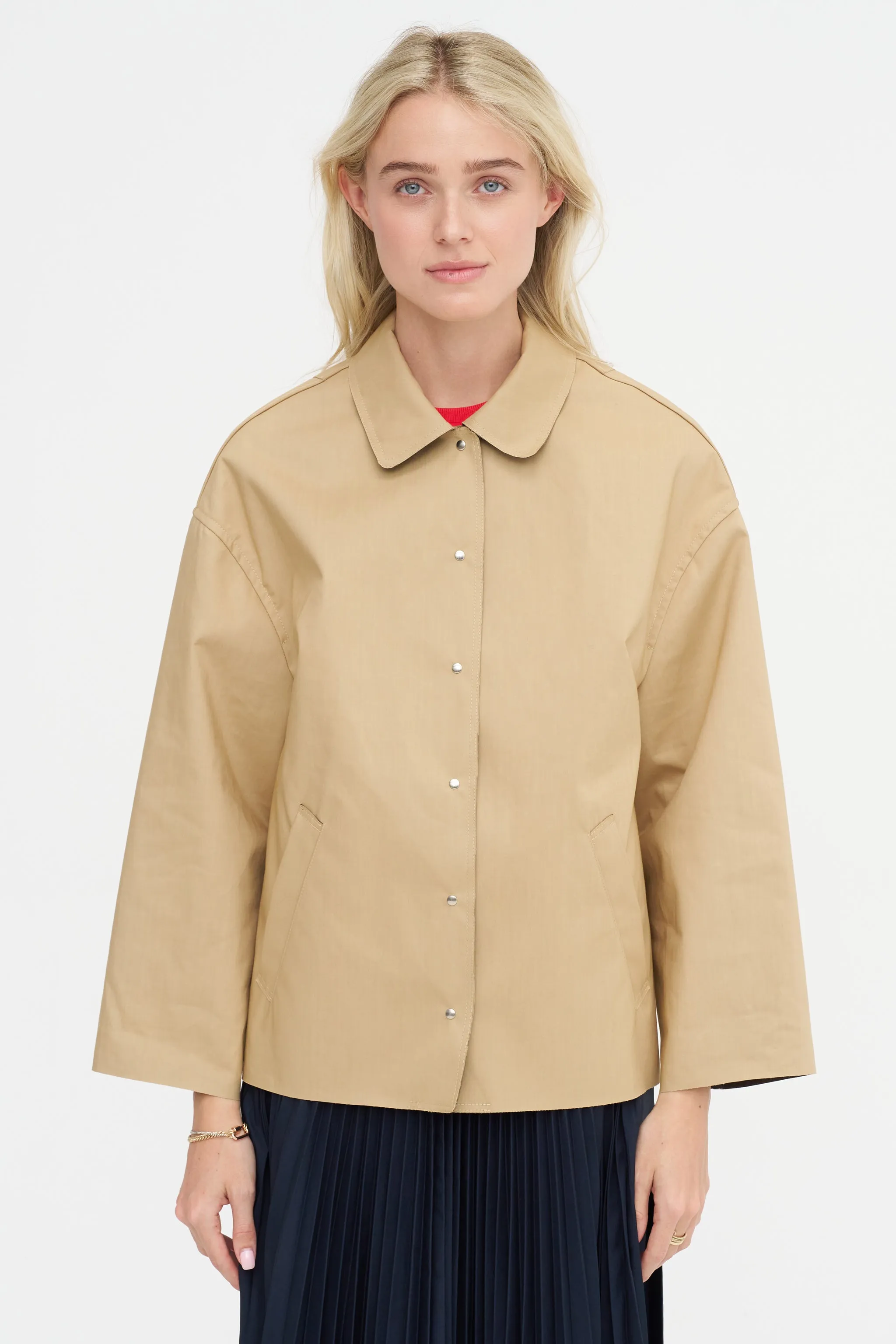Bon Ton Jacket, Beige sold by Kick Pleat product image thumbnail 2