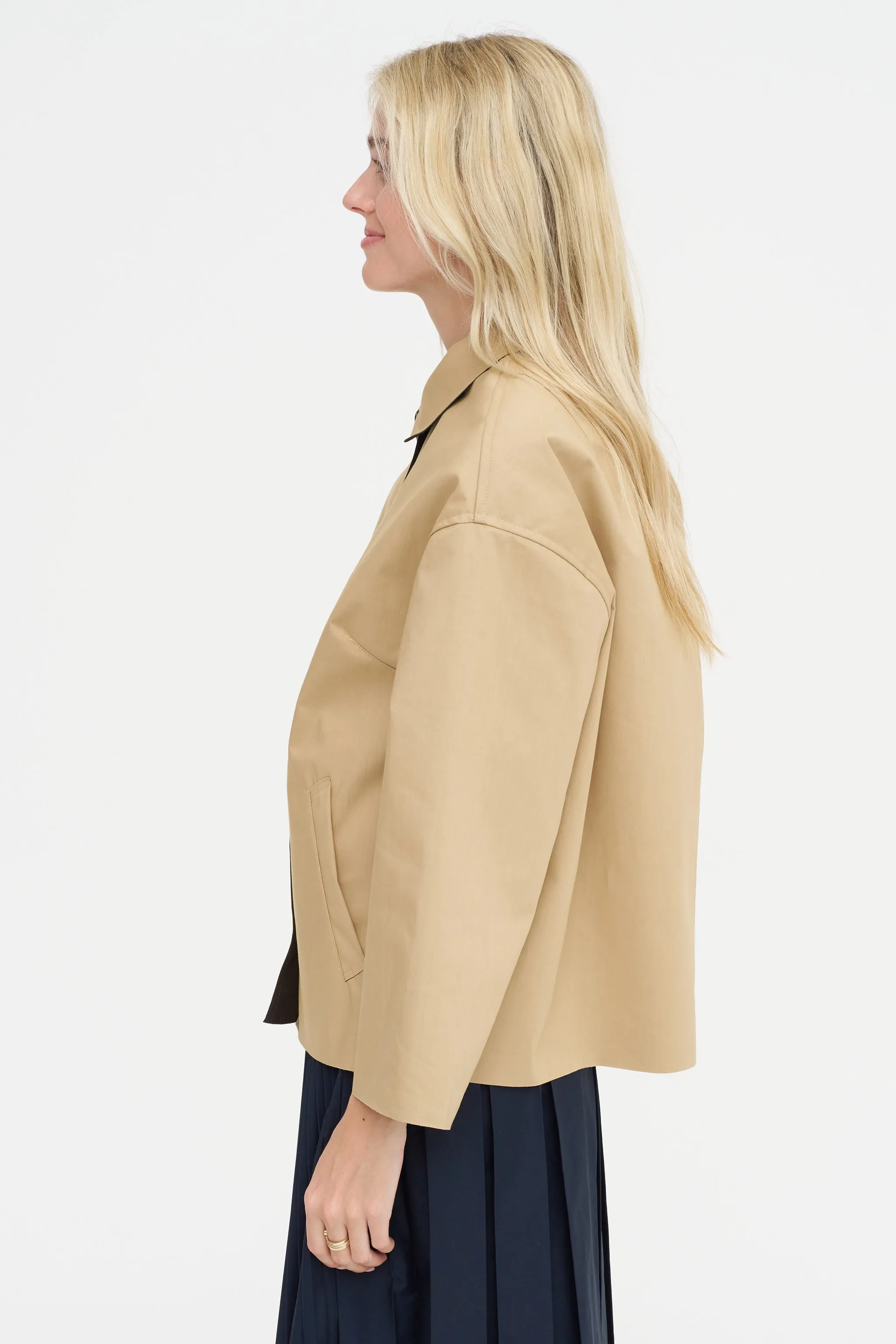 Bon Ton Jacket, Beige sold by Kick Pleat product image thumbnail 3