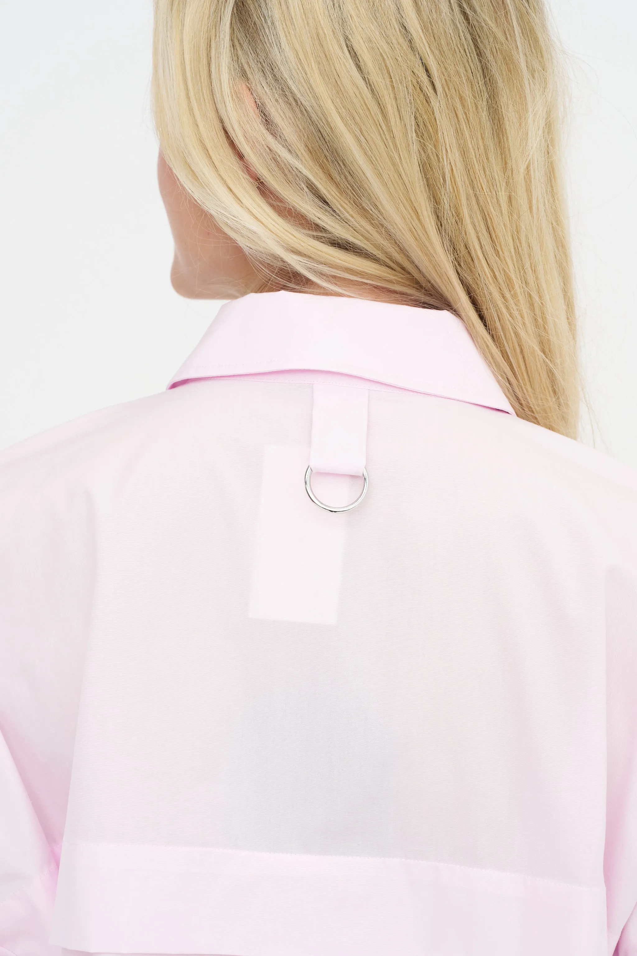 Gabe Oversized Shirt, Pink sold by Kick Pleat product image thumbnail 5