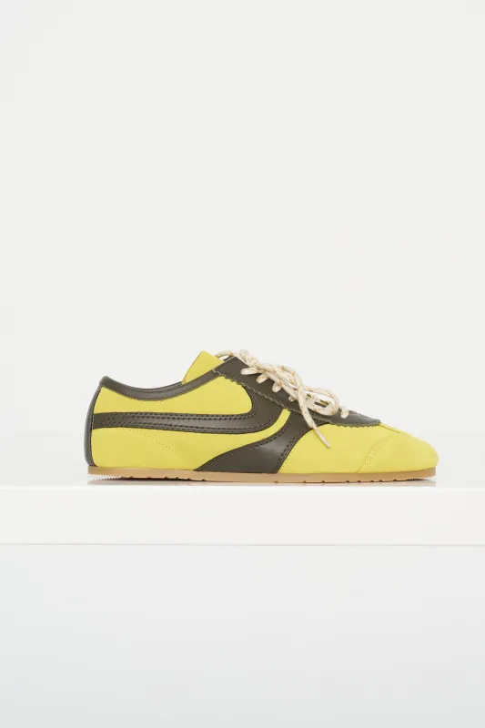 Marathon Sneaker, Yellow made by Dries Van Noten