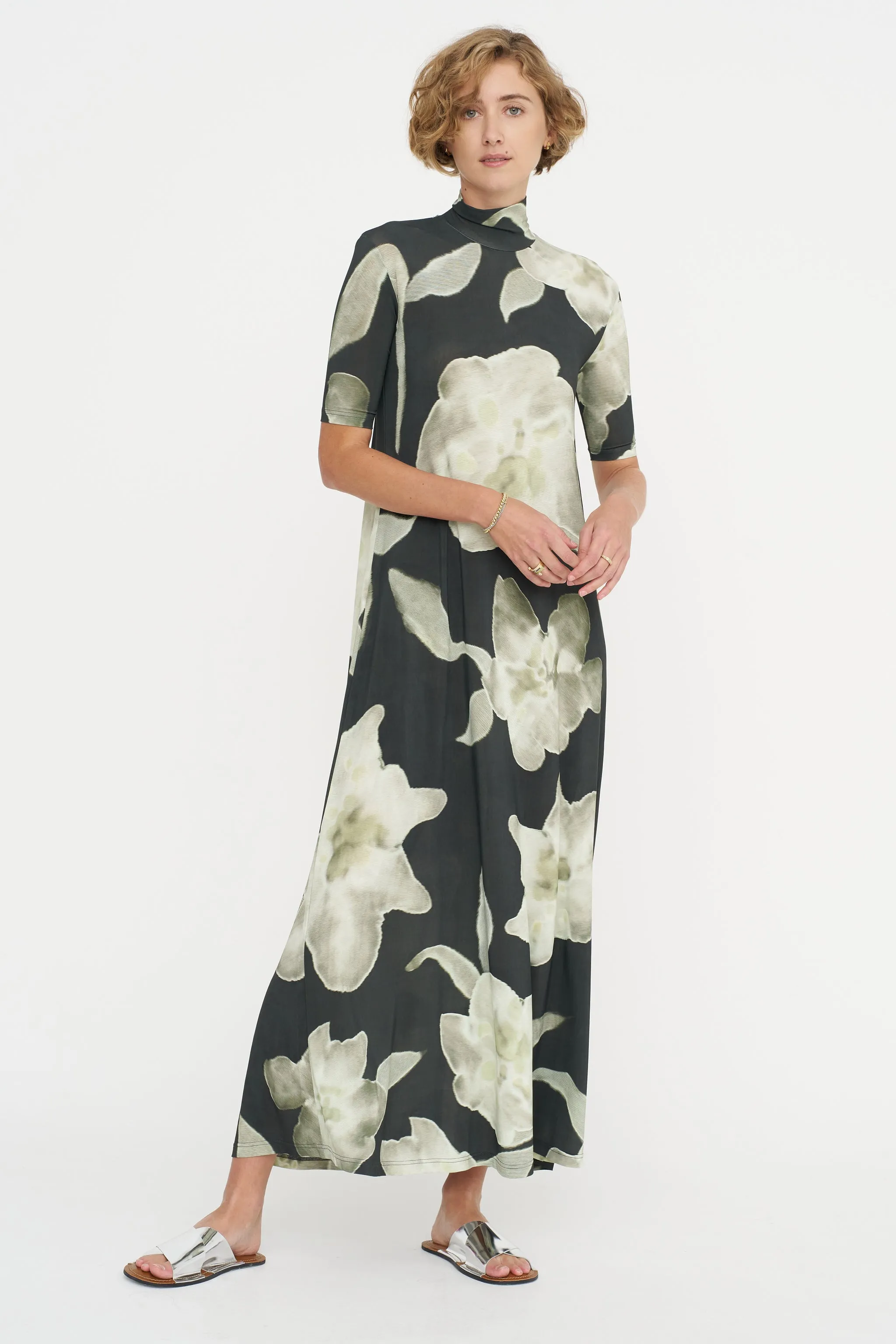 Dapino Dress, Ink Ipomoea Extra Large sold by Kick Pleat product image thumbnail 2