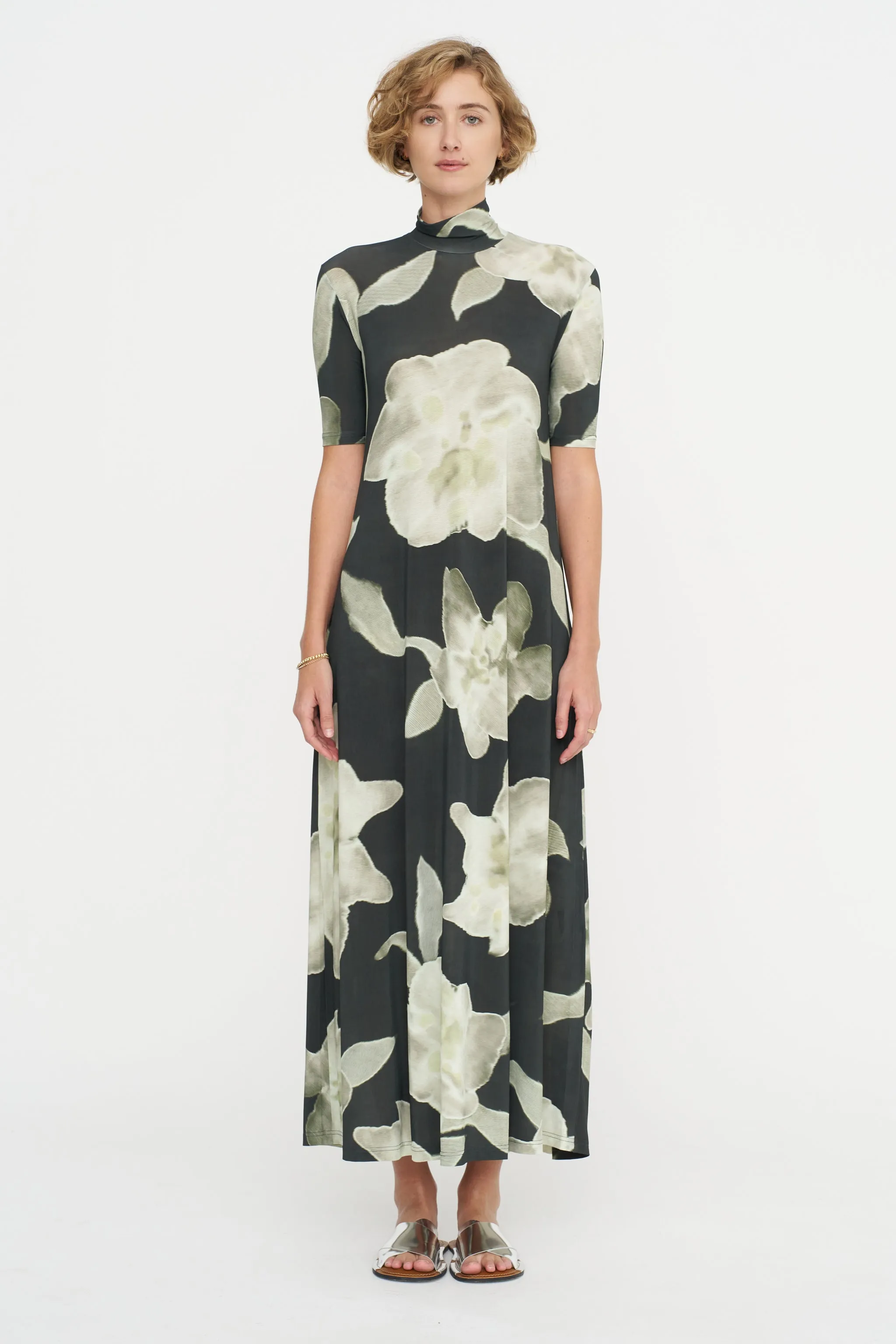 Dapino Dress, Ink Ipomoea Extra Large sold by Kick Pleat product image thumbnail 3