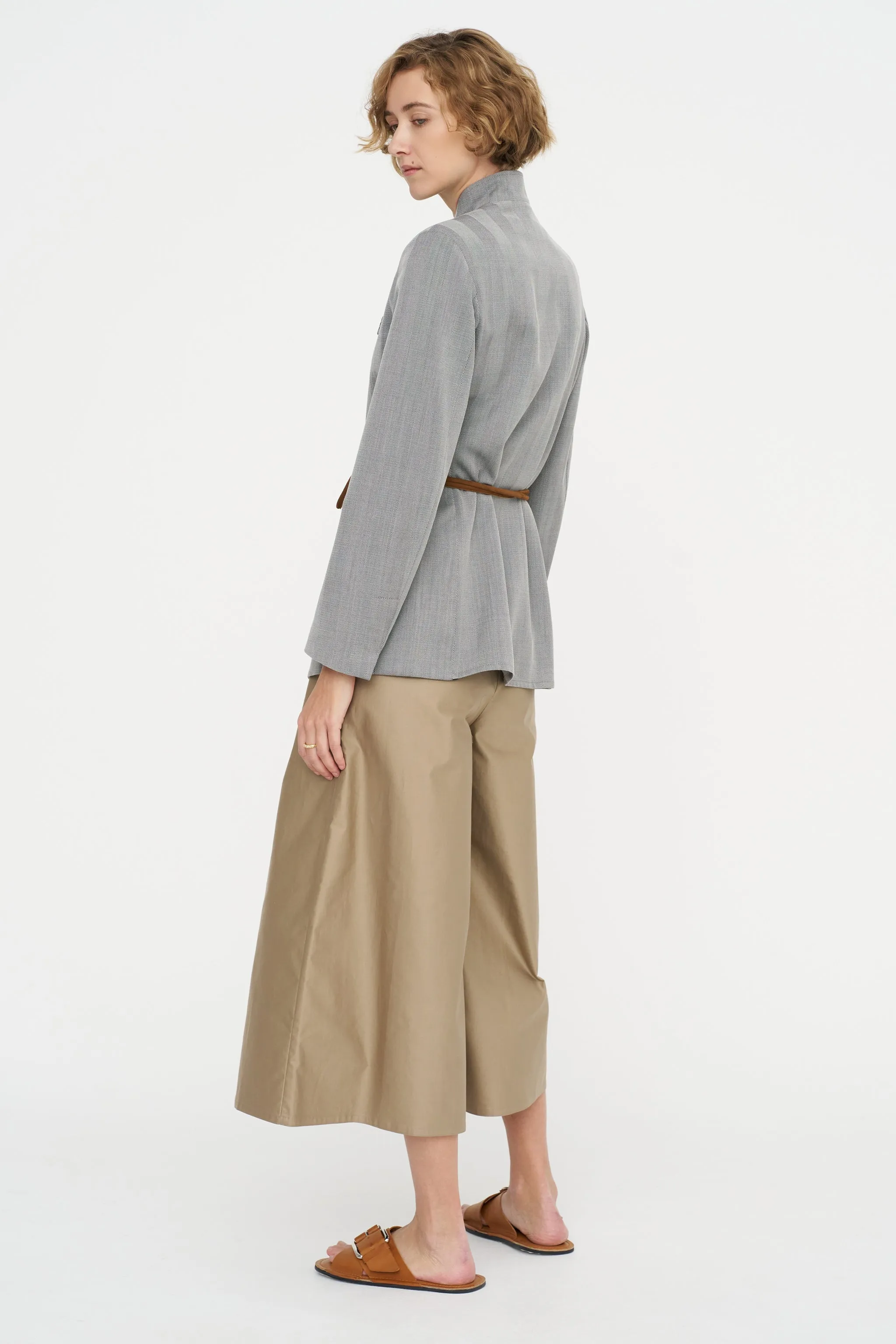 High Waist Pants - Rasatello, Chino sold by Kick Pleat product image thumbnail 2
