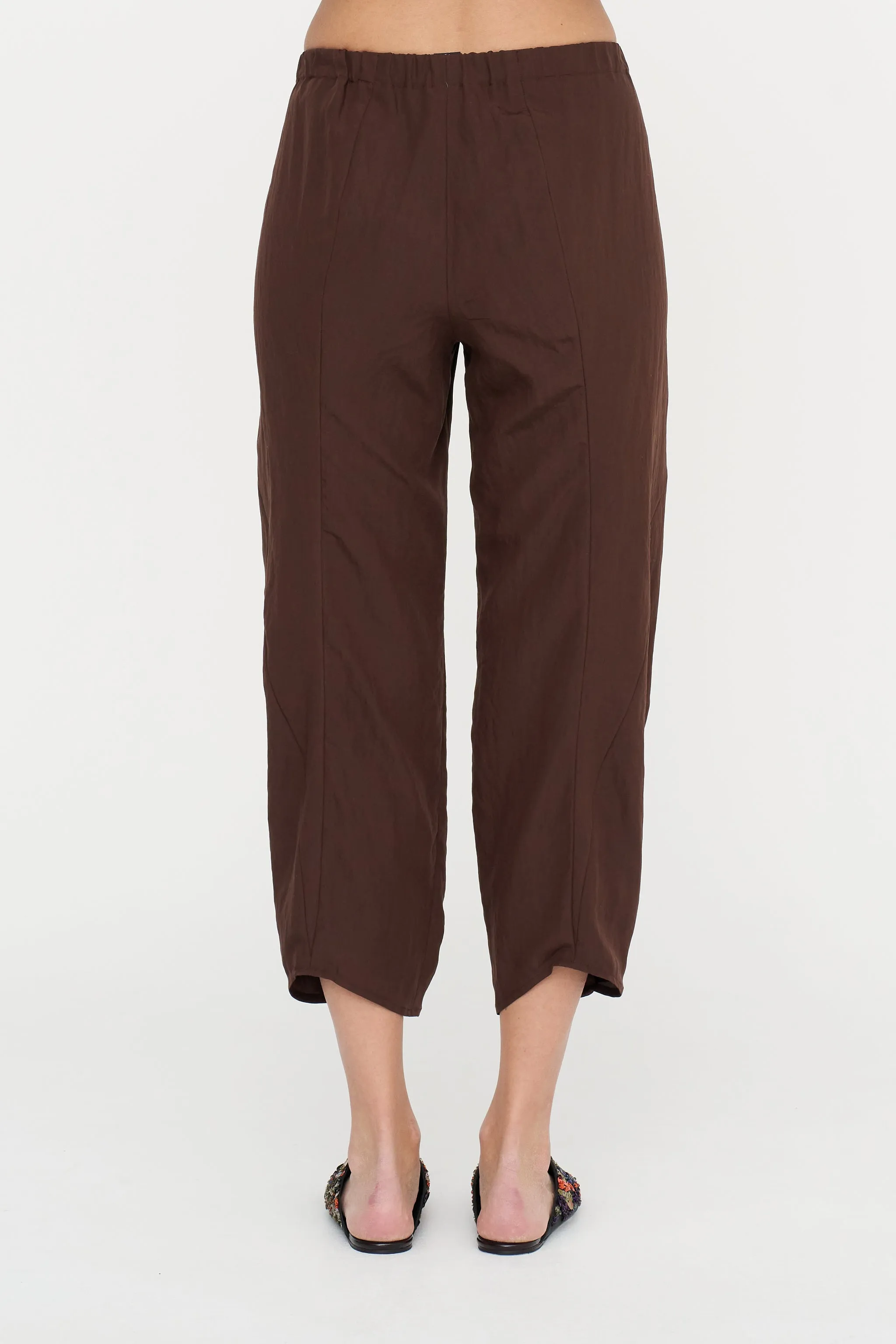 Wrap Akeo Pant, Chocolate sold by Kick Pleat product image thumbnail 5