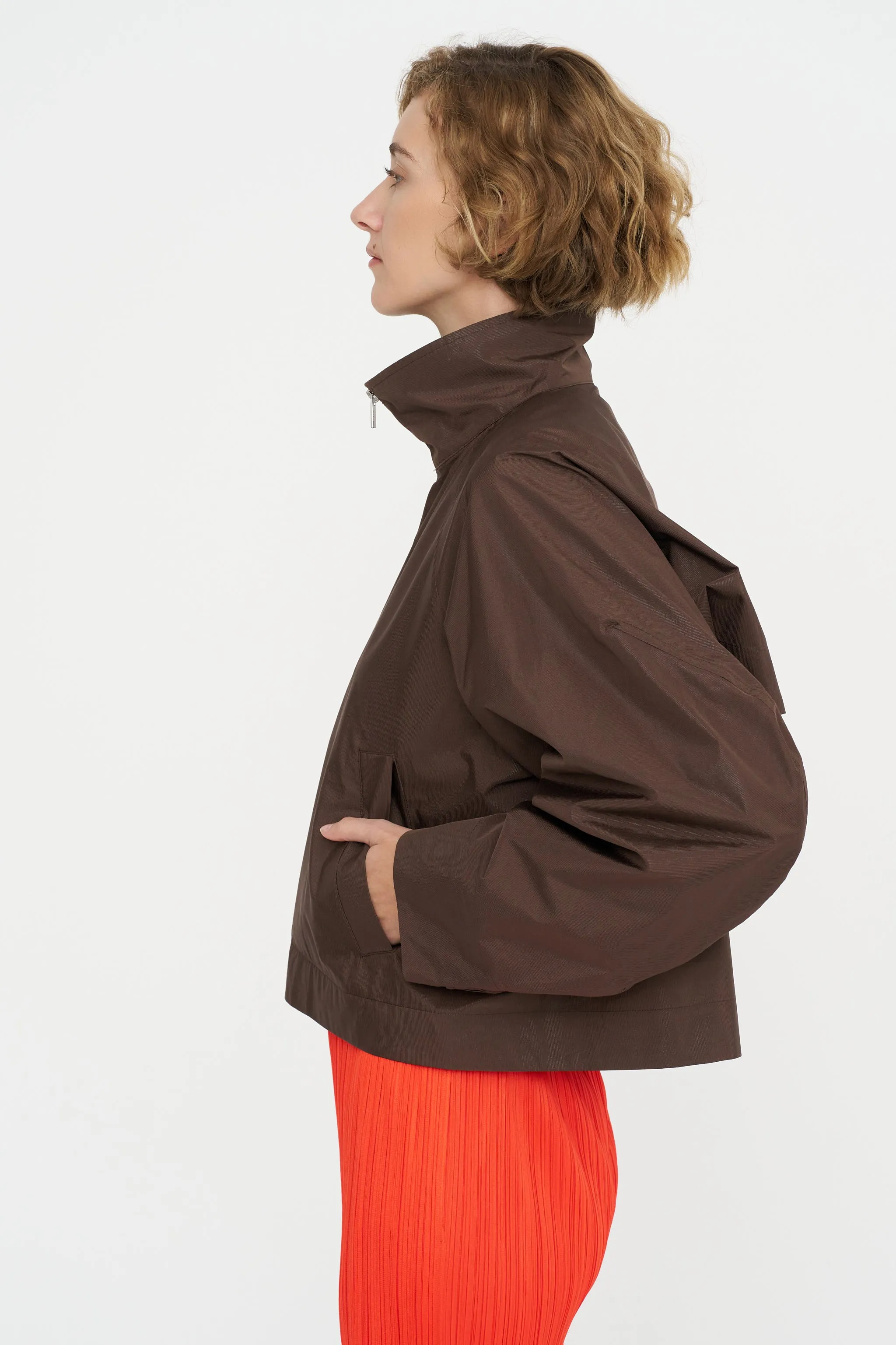 Akimbo Jacket, Dark Brown sold by Kick Pleat product image thumbnail 4