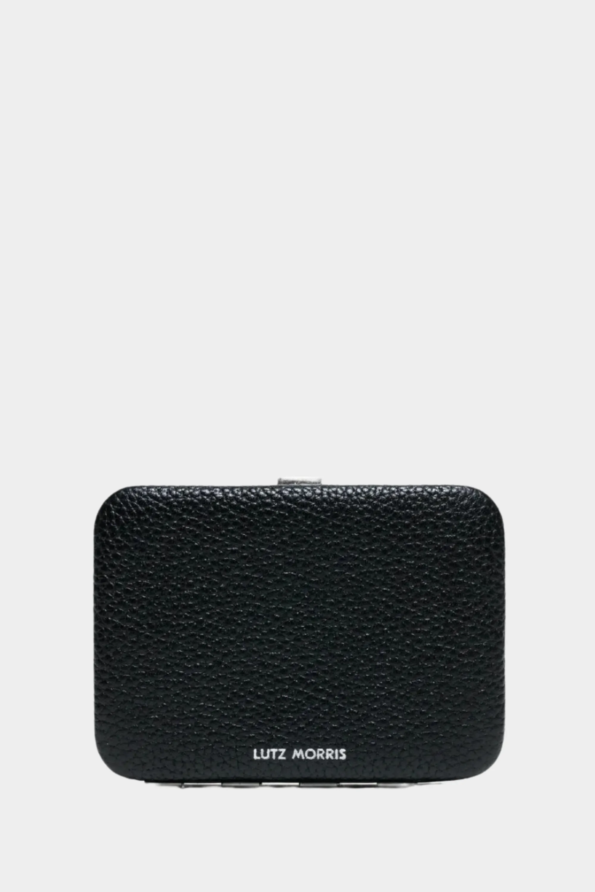 Nolan Card Holder, Black Silver sold by Kick Pleat