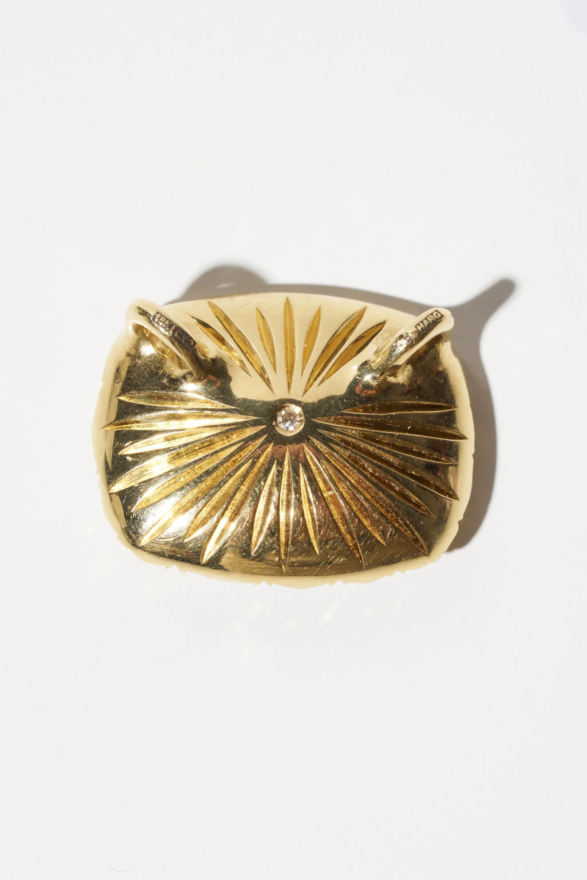 Into The Wild Pendant - Extra Horizontal, Yellow Gold sold by Kick Pleat product image thumbnail 3