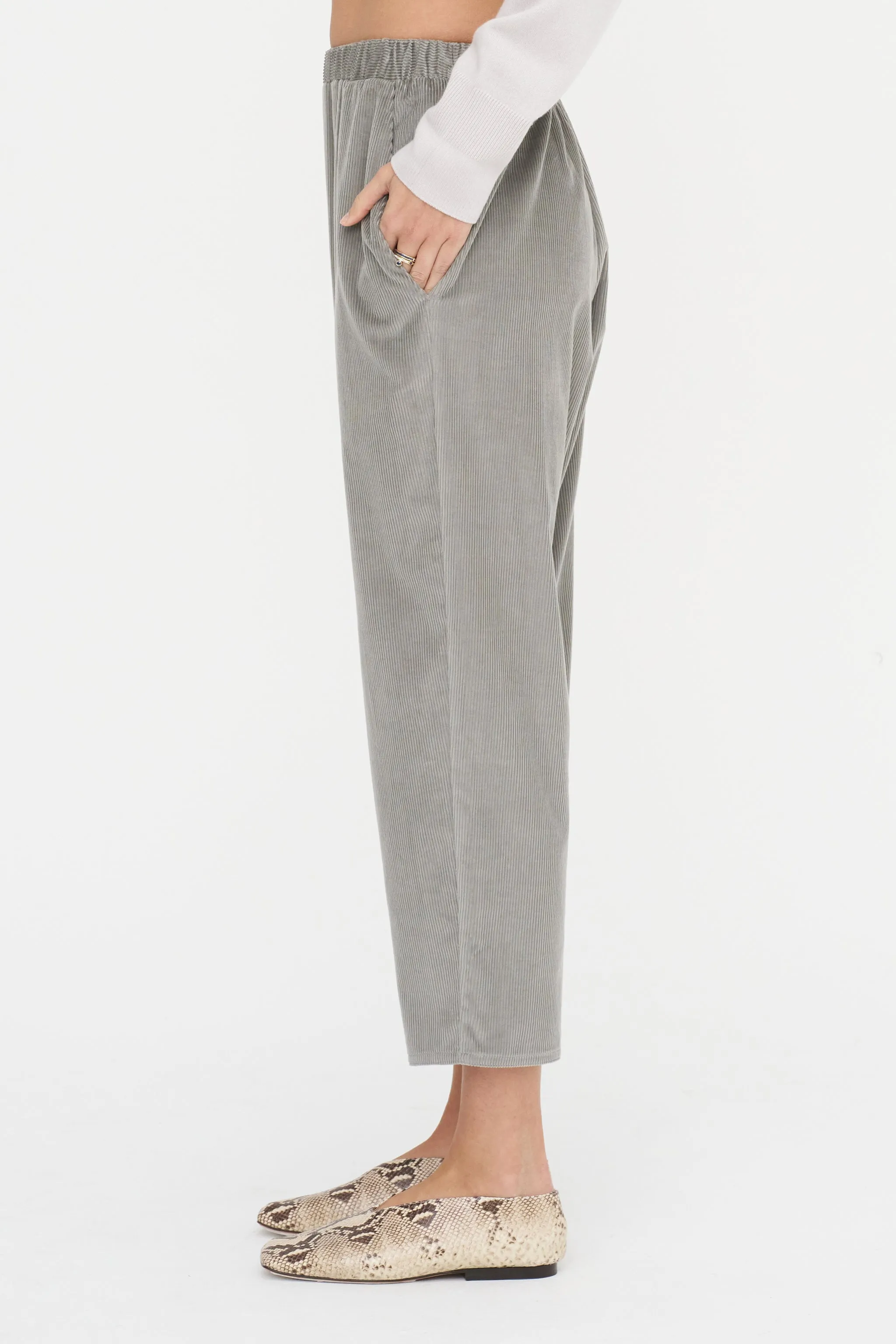 Carrot Pants - Corduroy, Pearl sold by Kick Pleat product image thumbnail 3