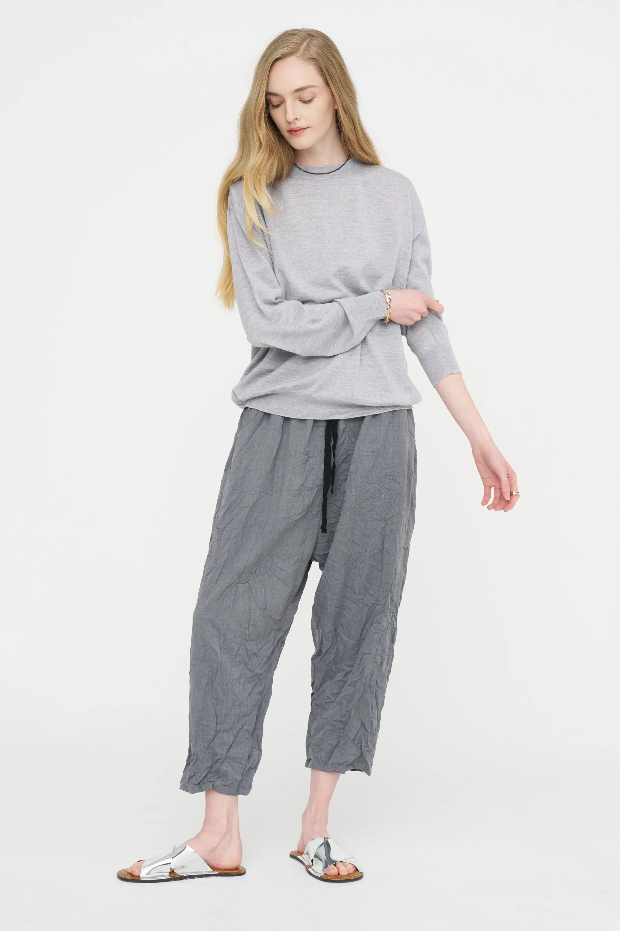 Muscat Ymer - Merino Wool Sweater, Silver sold by Kick Pleat product image thumbnail 2
