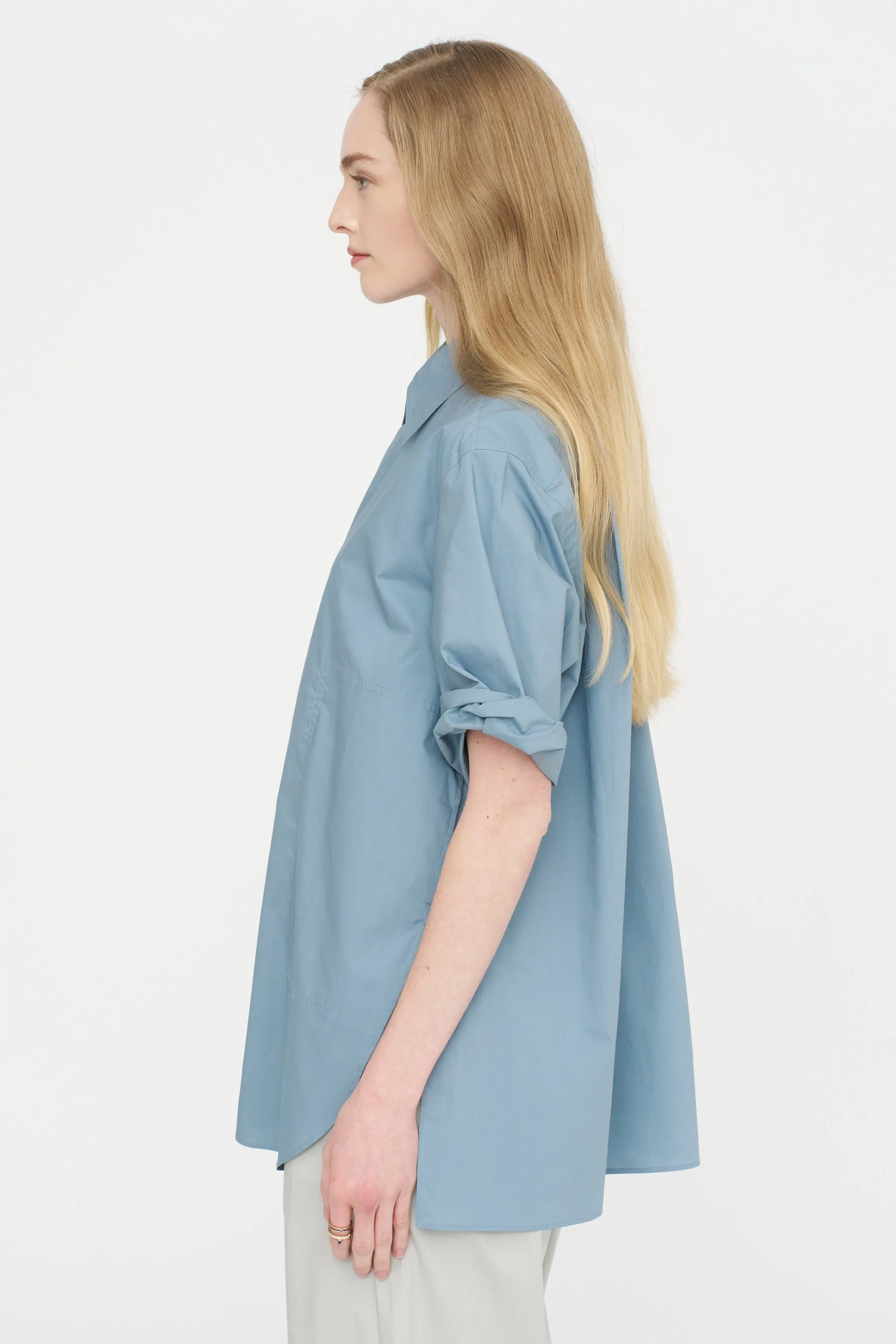 Bodhi Cpop - Cotton Poplin Shirt, Mercury sold by Kick Pleat product image thumbnail 3