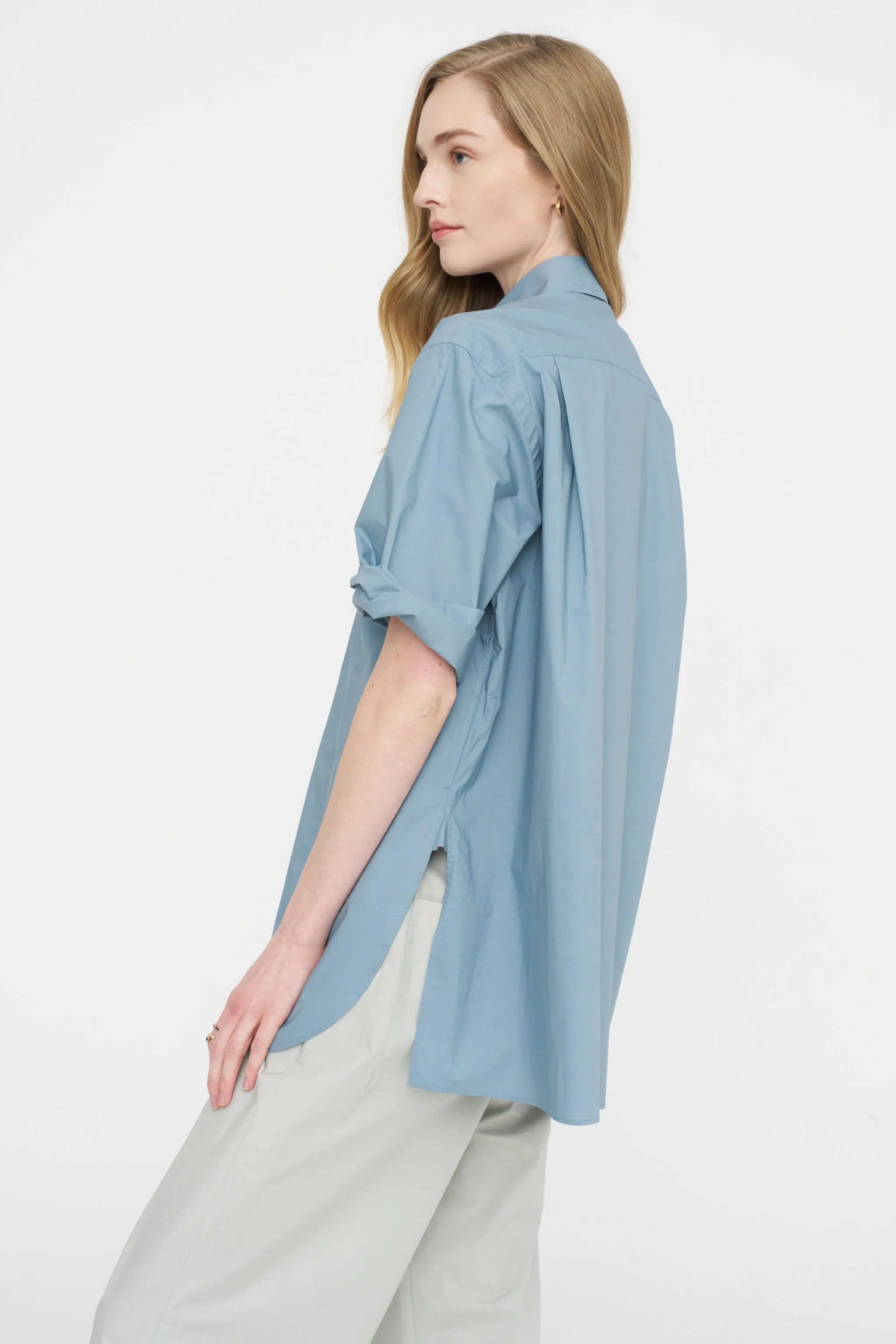Bodhi Cpop - Cotton Poplin Shirt, Mercury sold by Kick Pleat product image thumbnail 5