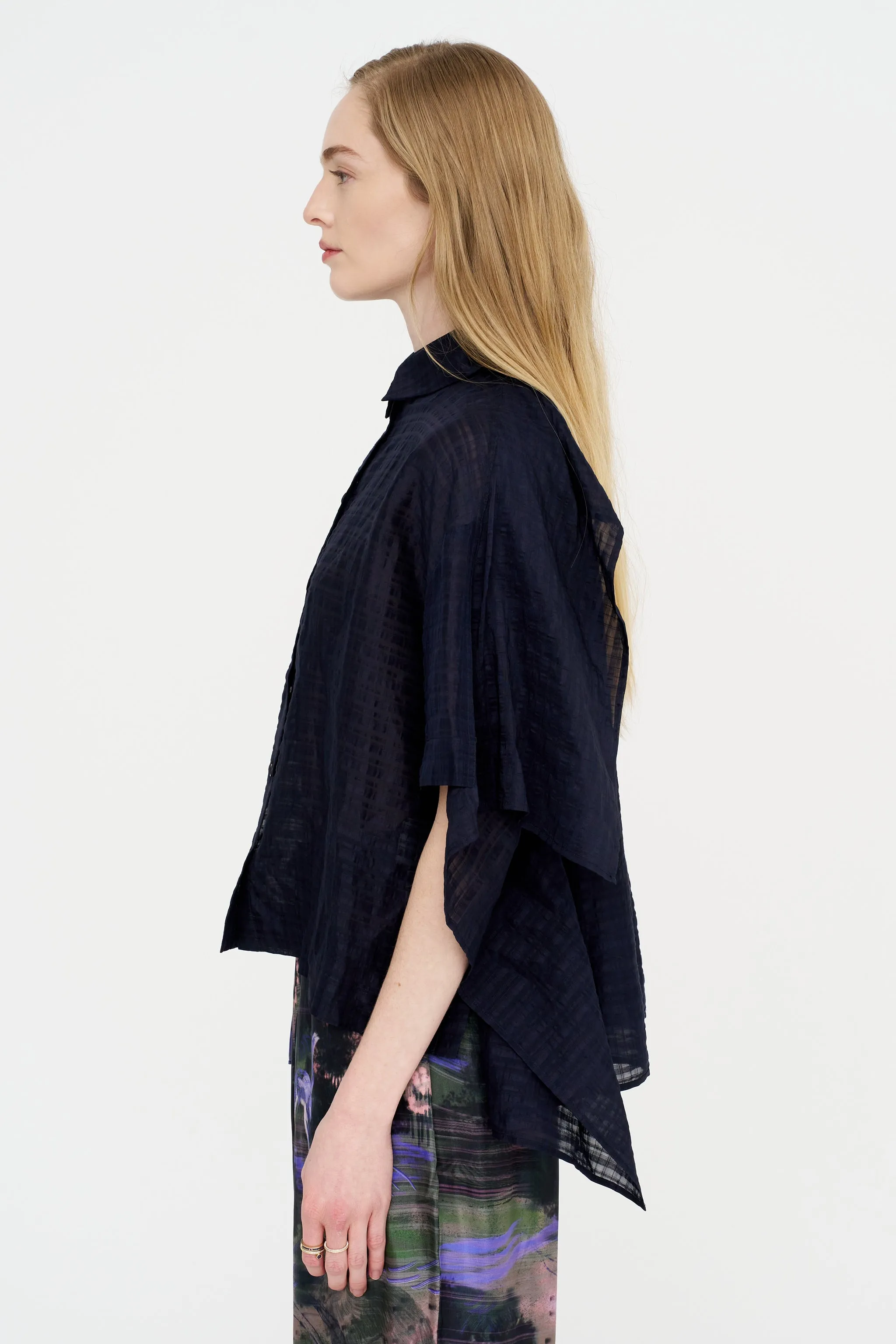 Square Shirt, Navy sold by Kick Pleat product image thumbnail 3