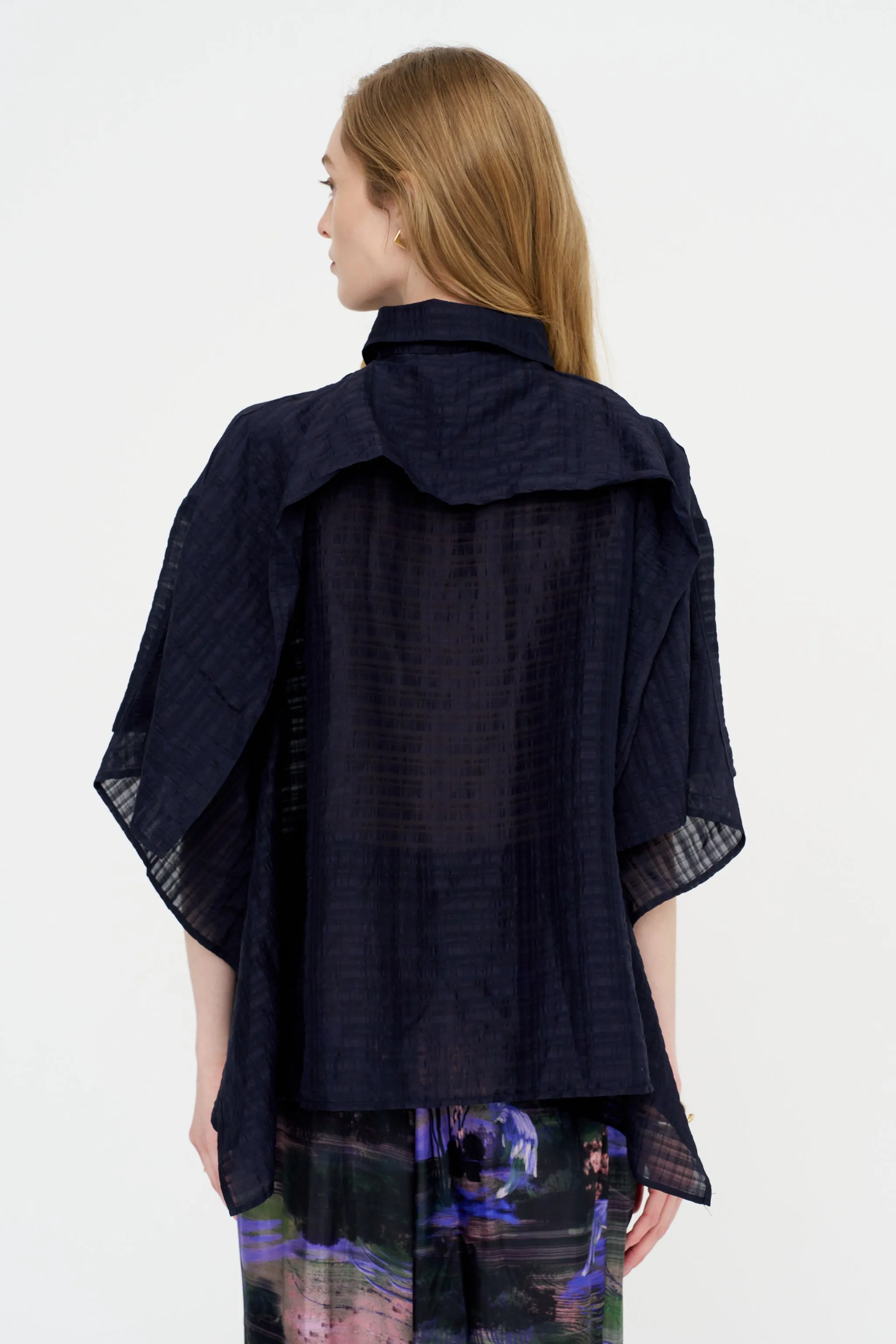 Square Shirt, Navy sold by Kick Pleat product image thumbnail 4