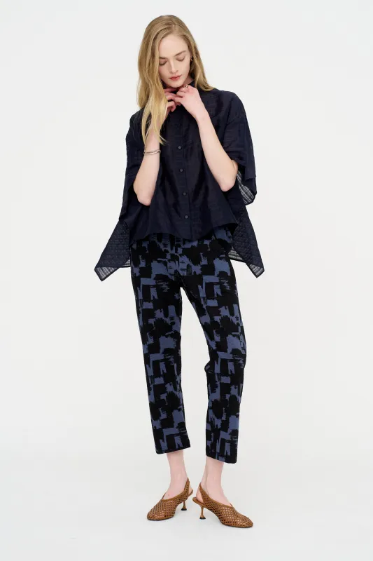 Eko Pant, Black & Indigo made by Zero + Maria Cornejo