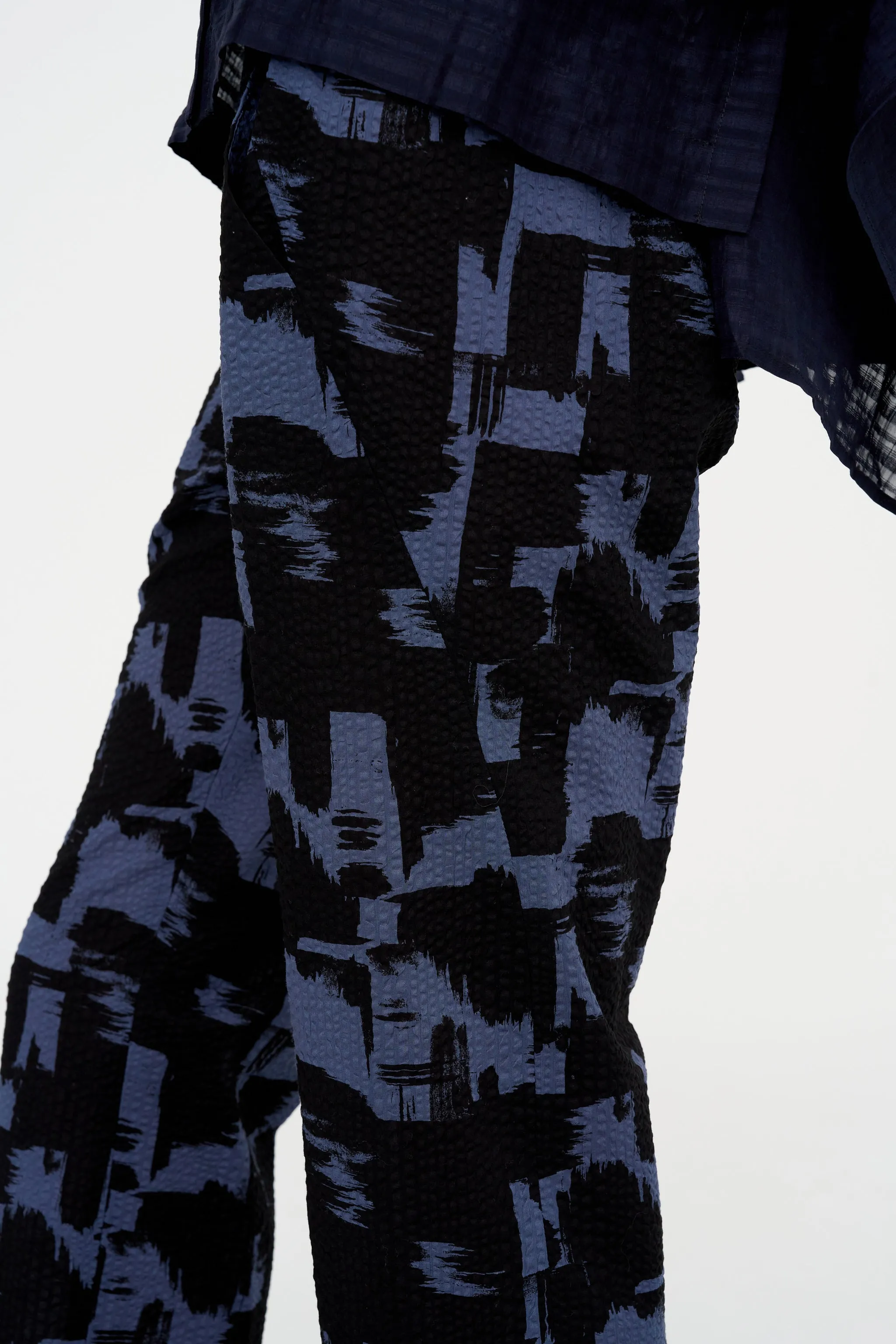 Eko Pant, Black & Indigo sold by Kick Pleat product image thumbnail 5