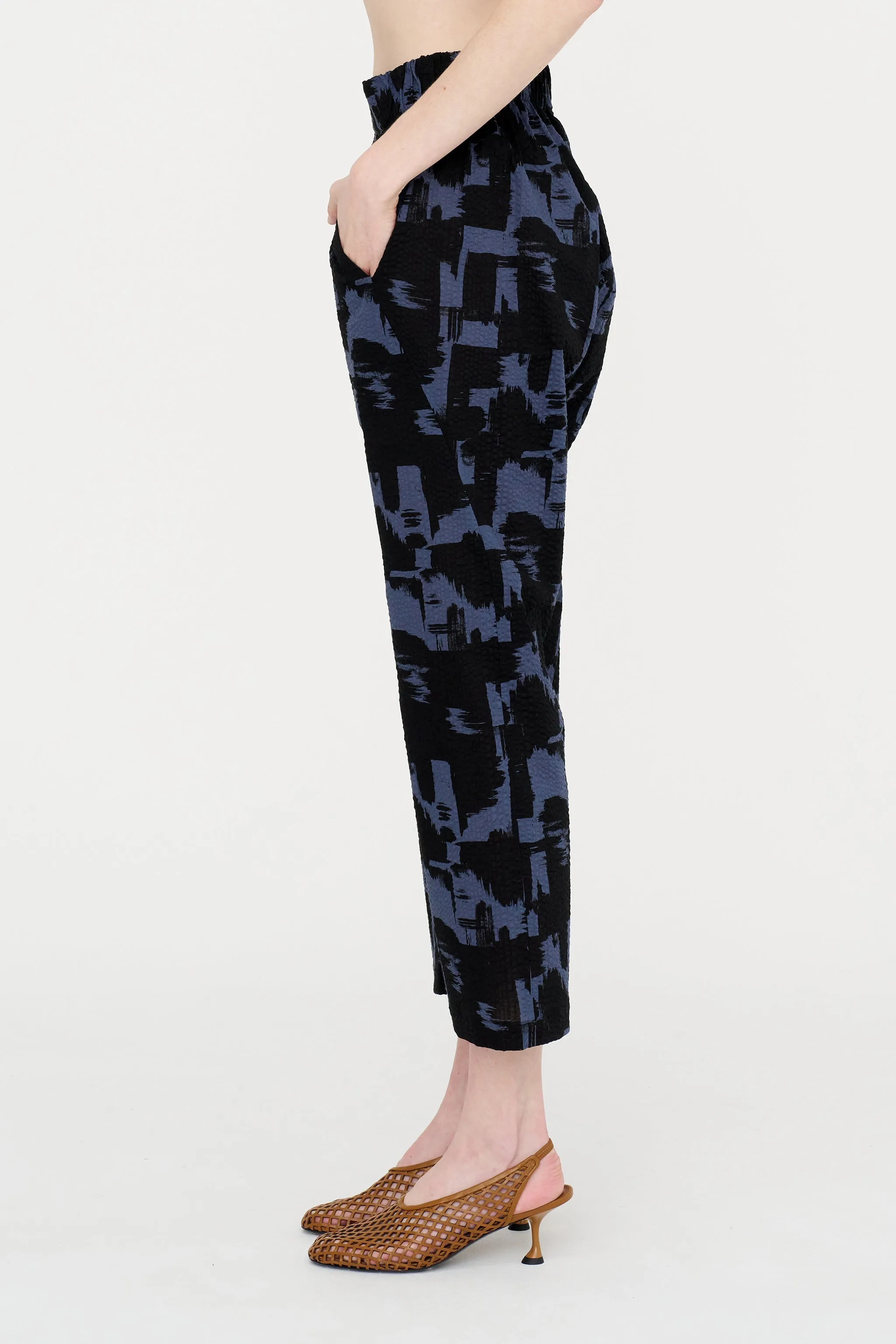 Eko Pant, Black & Indigo sold by Kick Pleat product image thumbnail 3