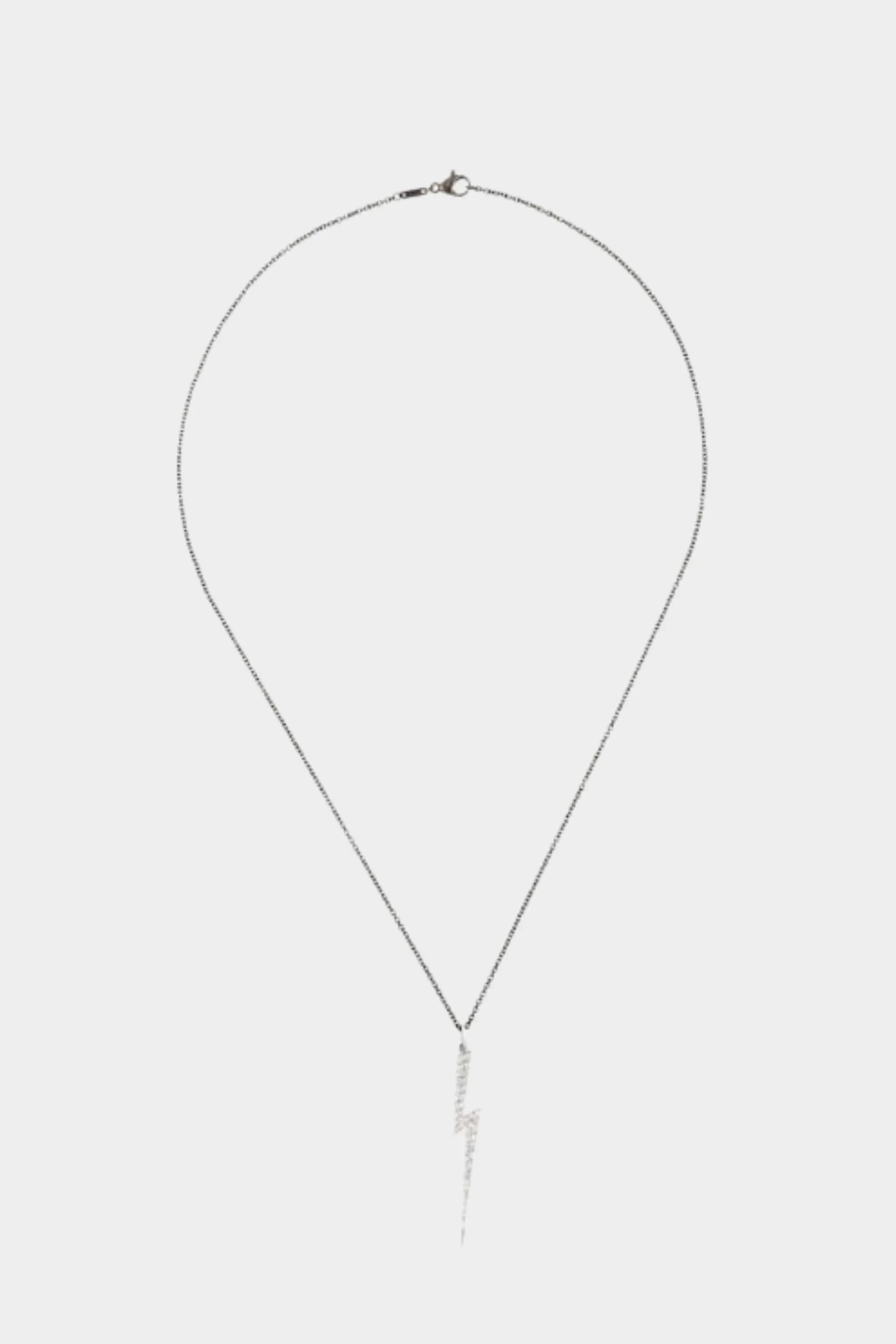 Thunder Pendant Necklace, White Gold sold by Kick Pleat product image thumbnail 2