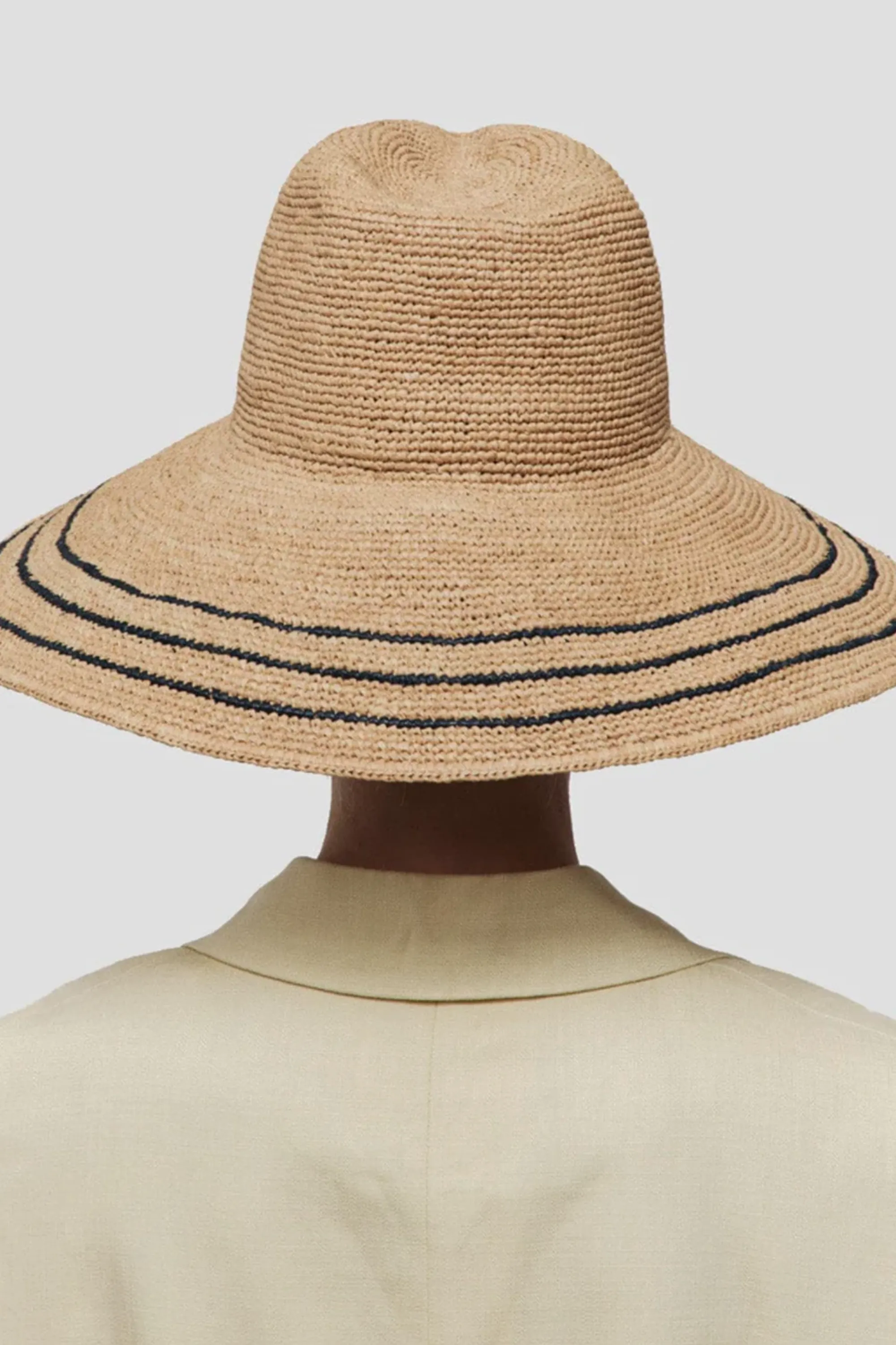 Waverly, Sand & Navy sold by Kick Pleat product image thumbnail 2