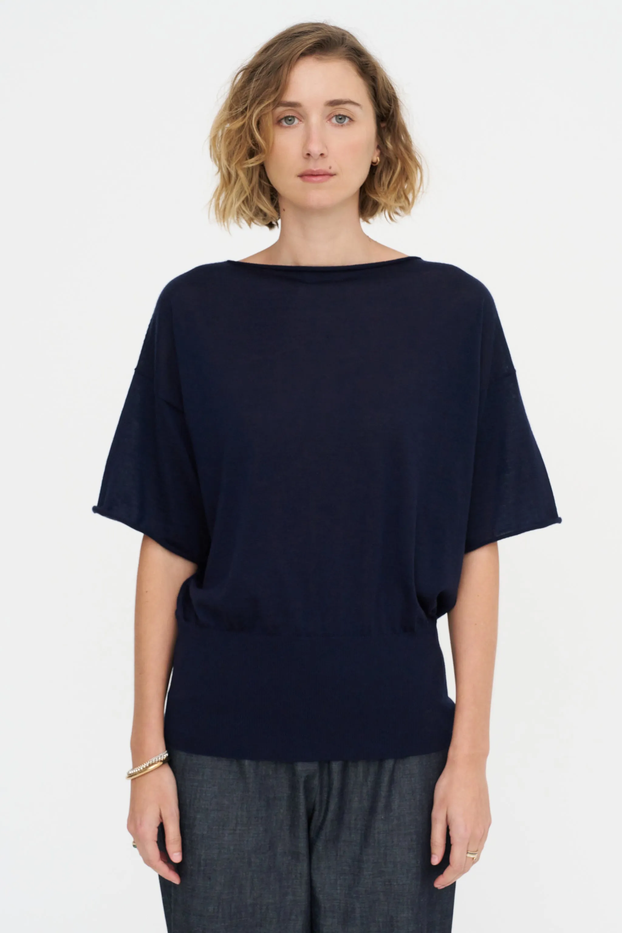 Short Sleeve Blouse Sweater sold by Kick Pleat product image thumbnail 3