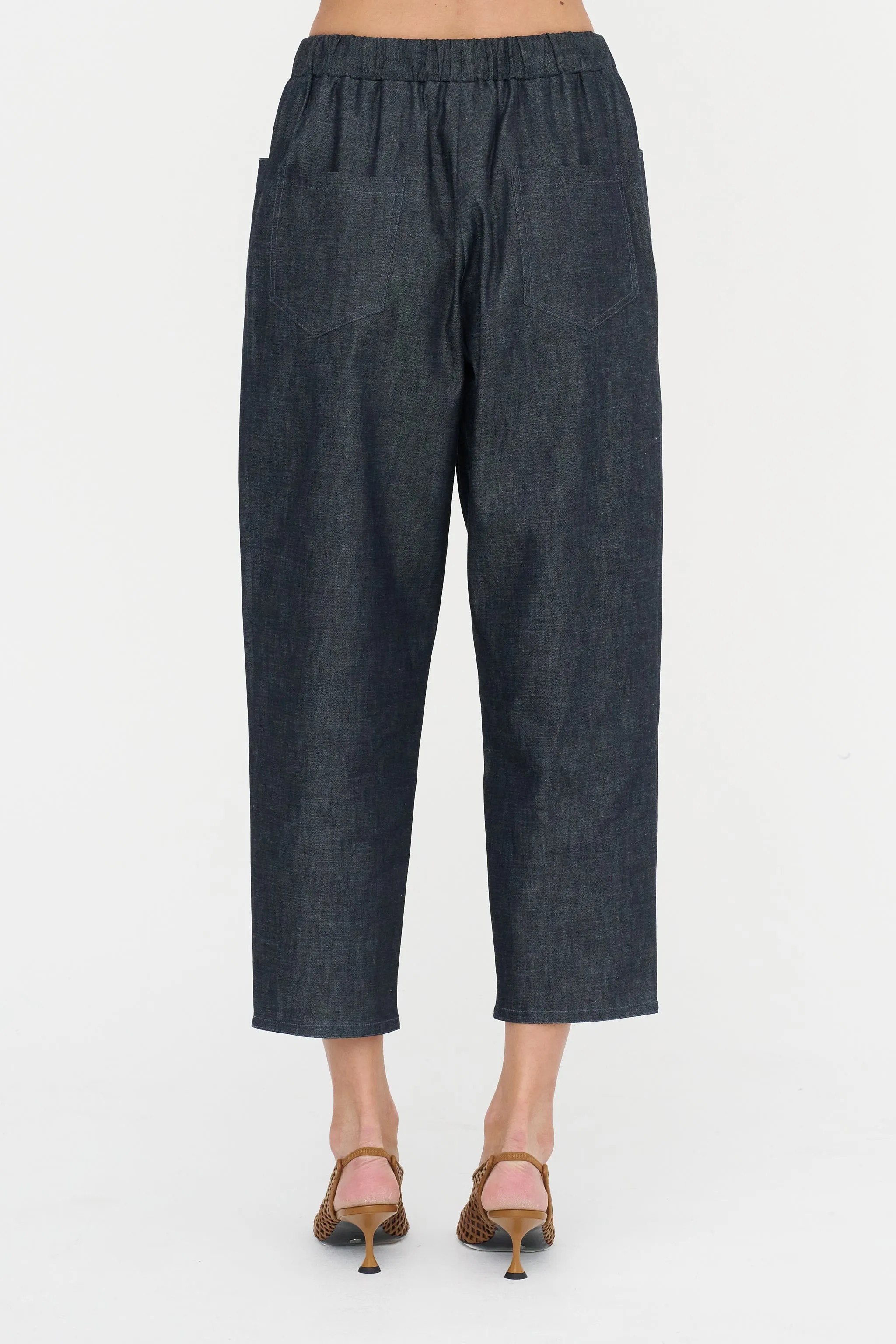 Carrot Pants - Denim, Indigo sold by Kick Pleat product image thumbnail 4