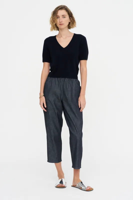 V-Neck Sweater, Deep Night sold by Kick Pleat