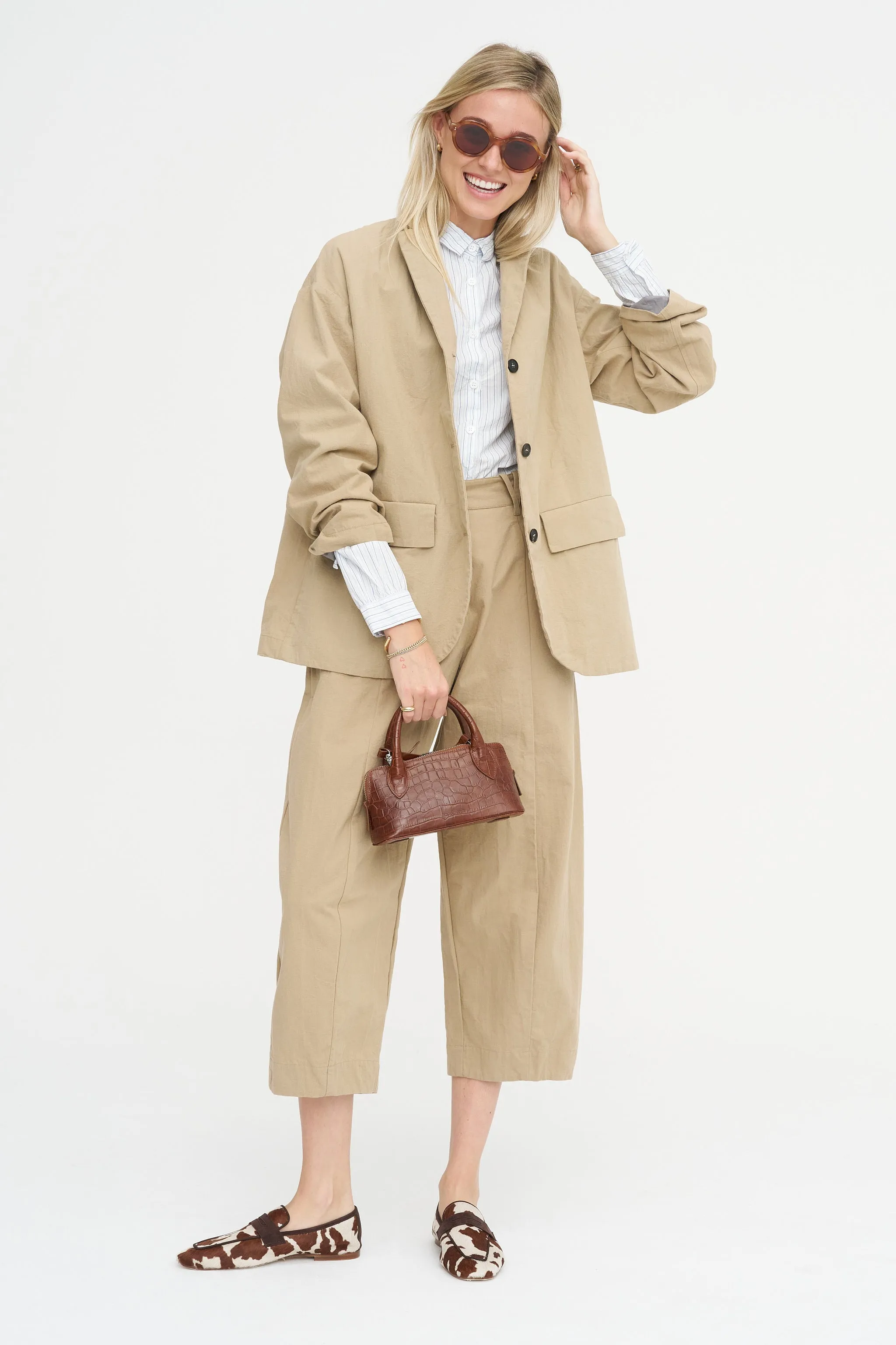 Tyrol Shirt, Blue Stripe sold by Kick Pleat product image thumbnail 2