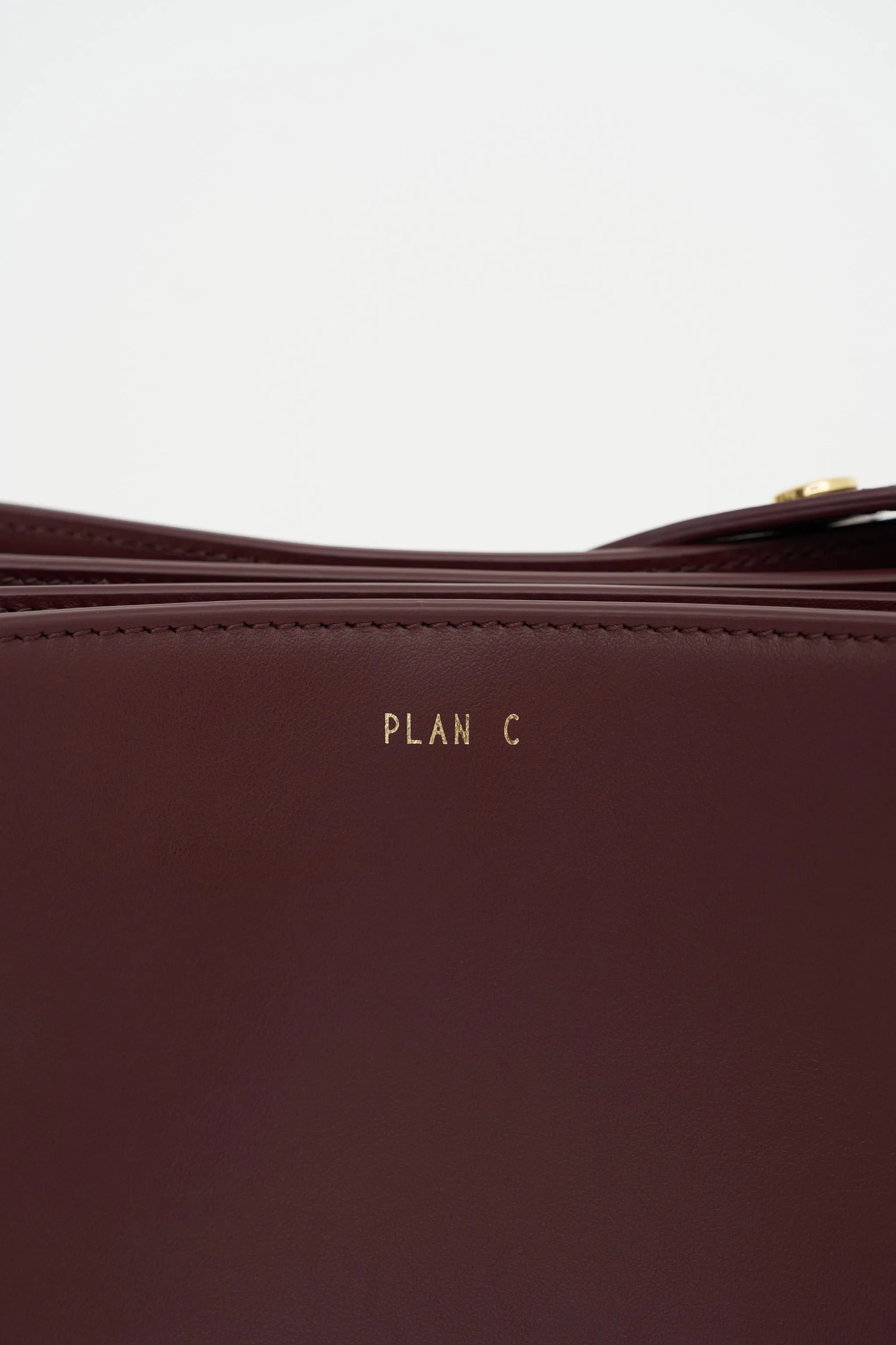 Folded Tote Bag, Burgundy sold by Kick Pleat product image thumbnail 4