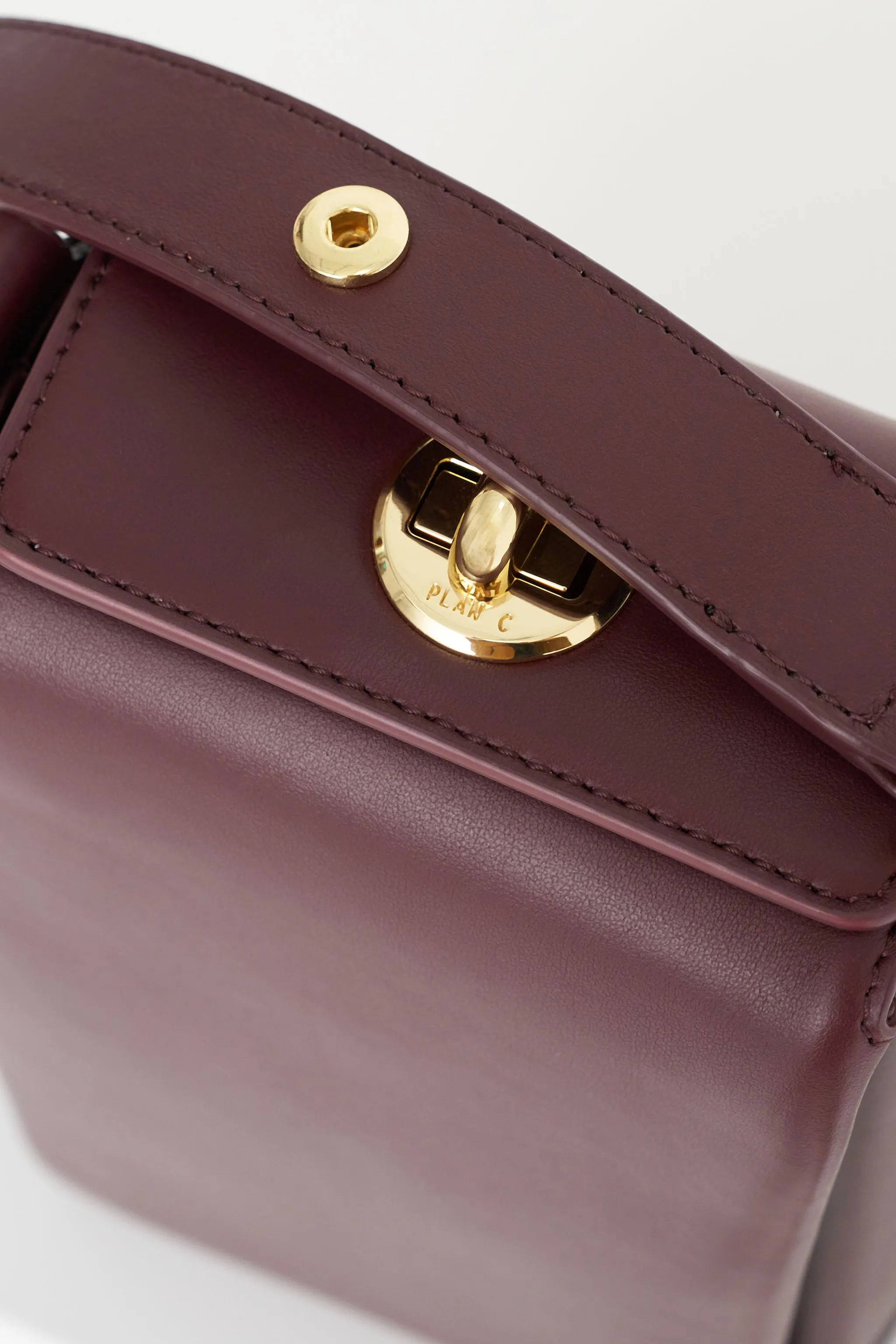 Folded Camera Bag, Burgundy sold by Kick Pleat product image thumbnail 5