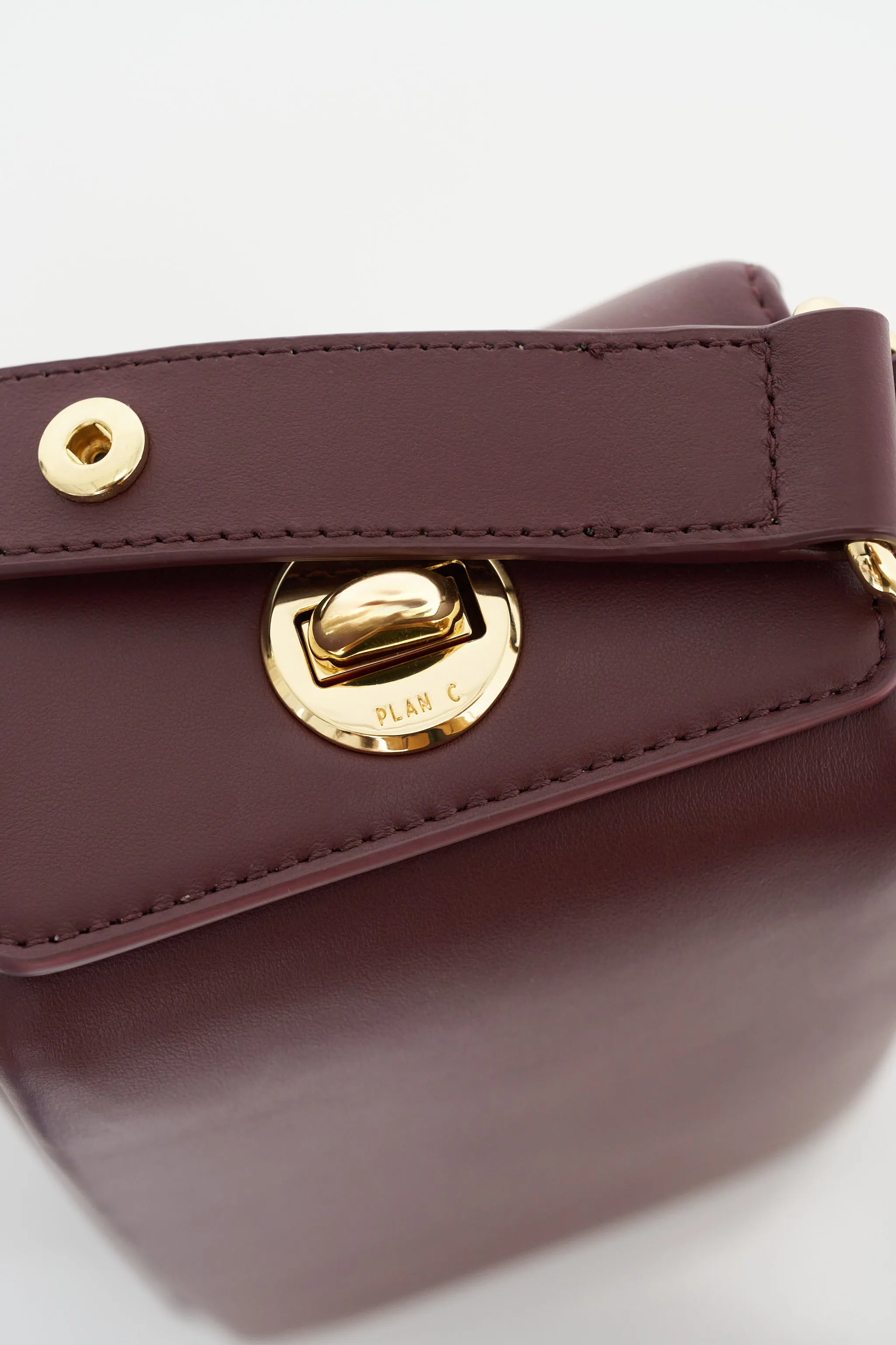 Folded Camera Bag, Burgundy sold by Kick Pleat product image thumbnail 4