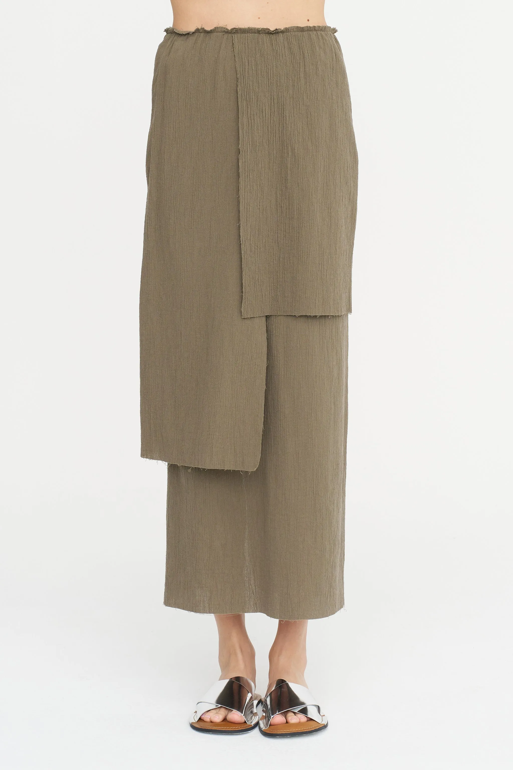 Raw Layer Skirt, Clay sold by Kick Pleat product image thumbnail 2