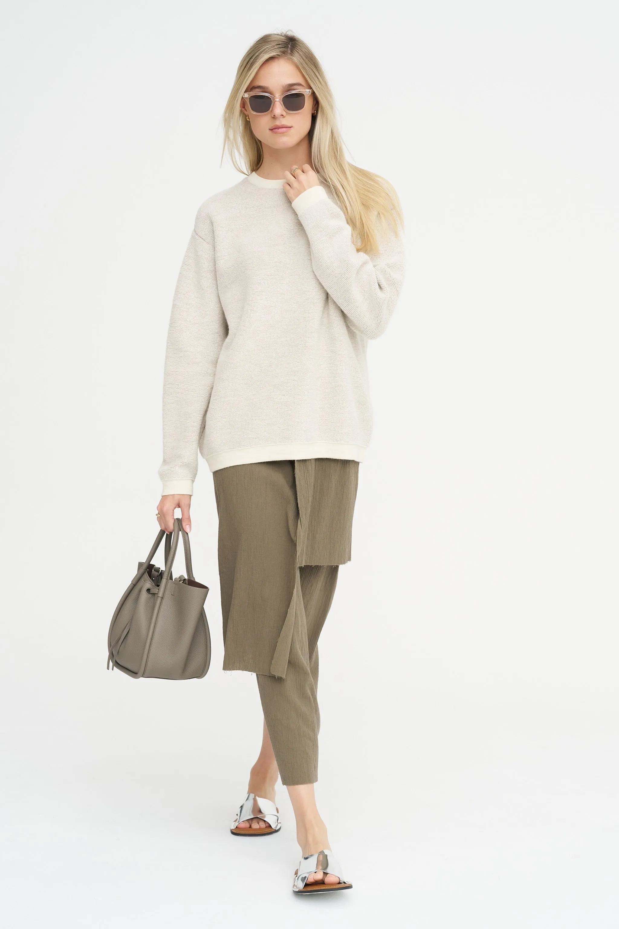 Raw Layer Skirt, Clay sold by Kick Pleat product image thumbnail 5