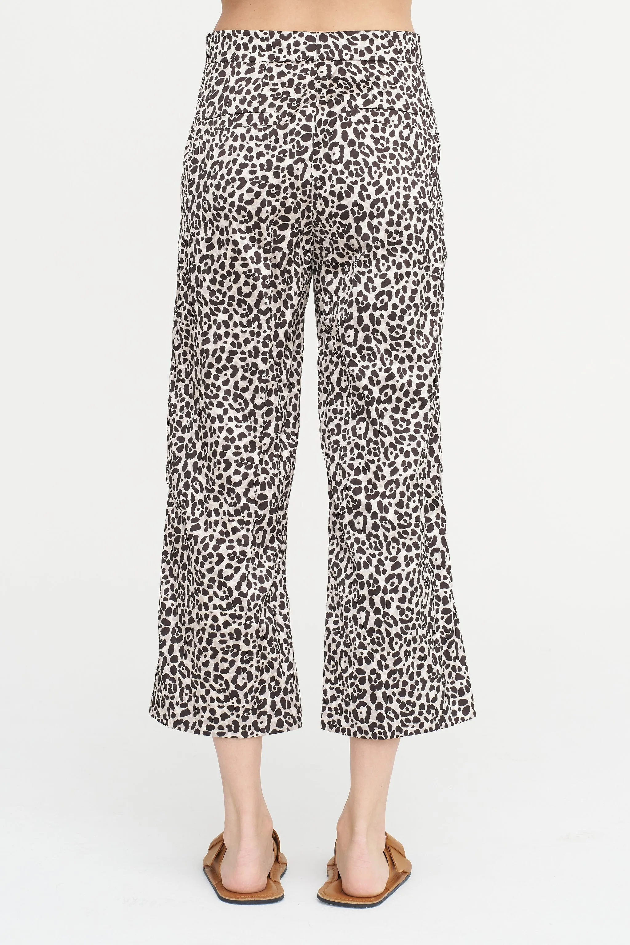 Cropped Cheetah Pants, Café Noir sold by Kick Pleat product image thumbnail 5
