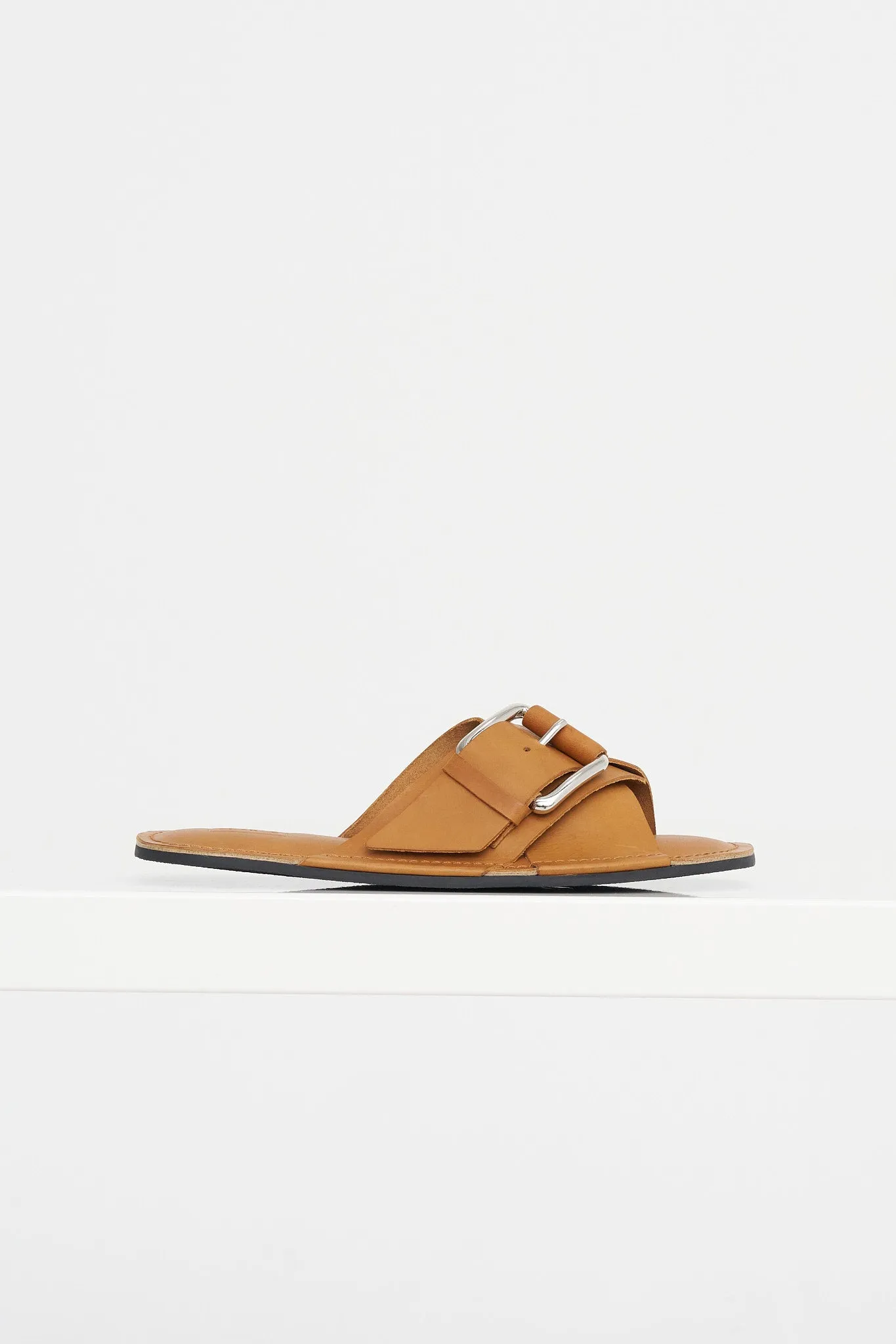 Flat Sandal, Cuoio sold by Kick Pleat